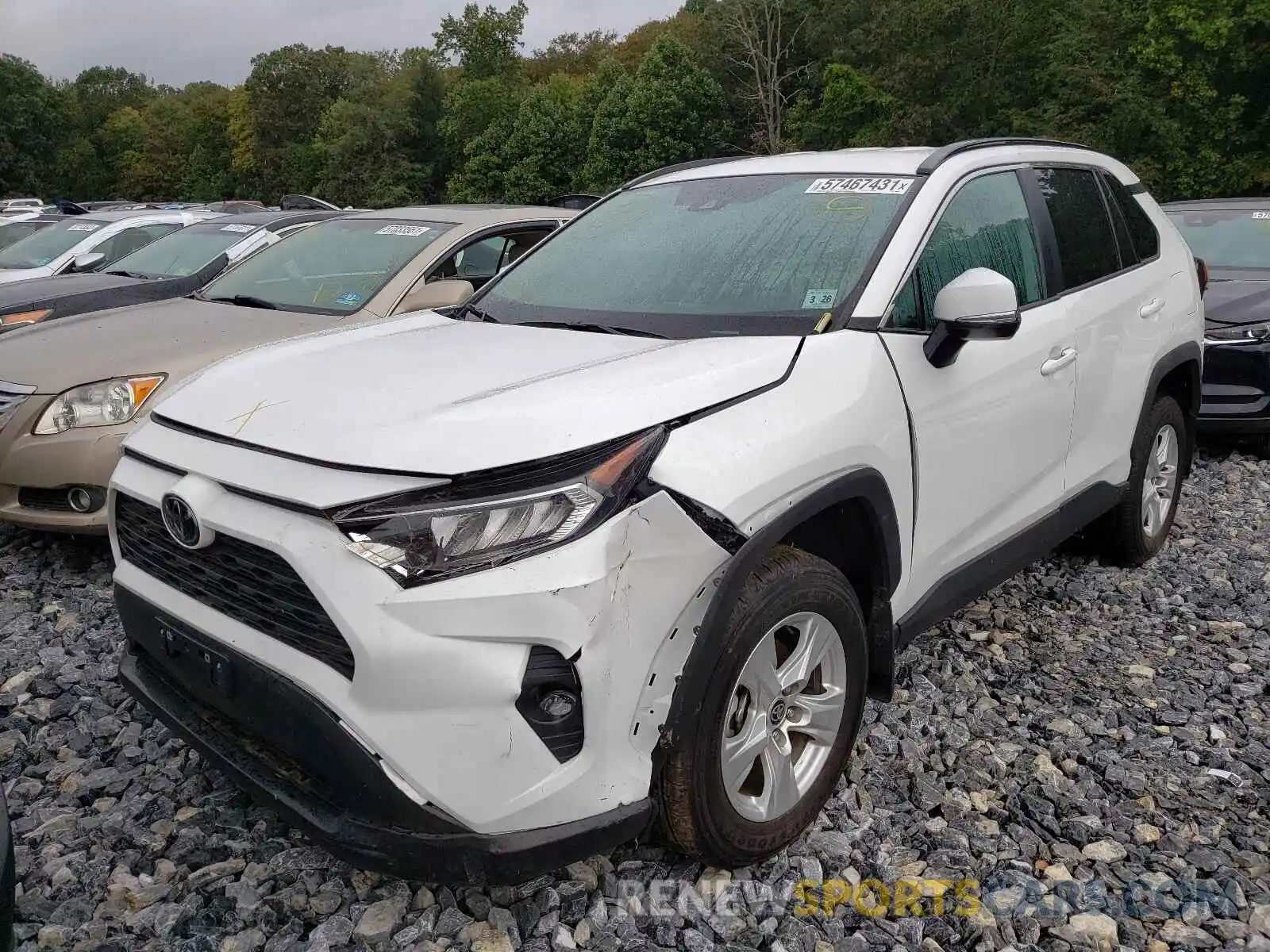 2 Photograph of a damaged car 2T3P1RFV8MC188806 TOYOTA RAV4 2021