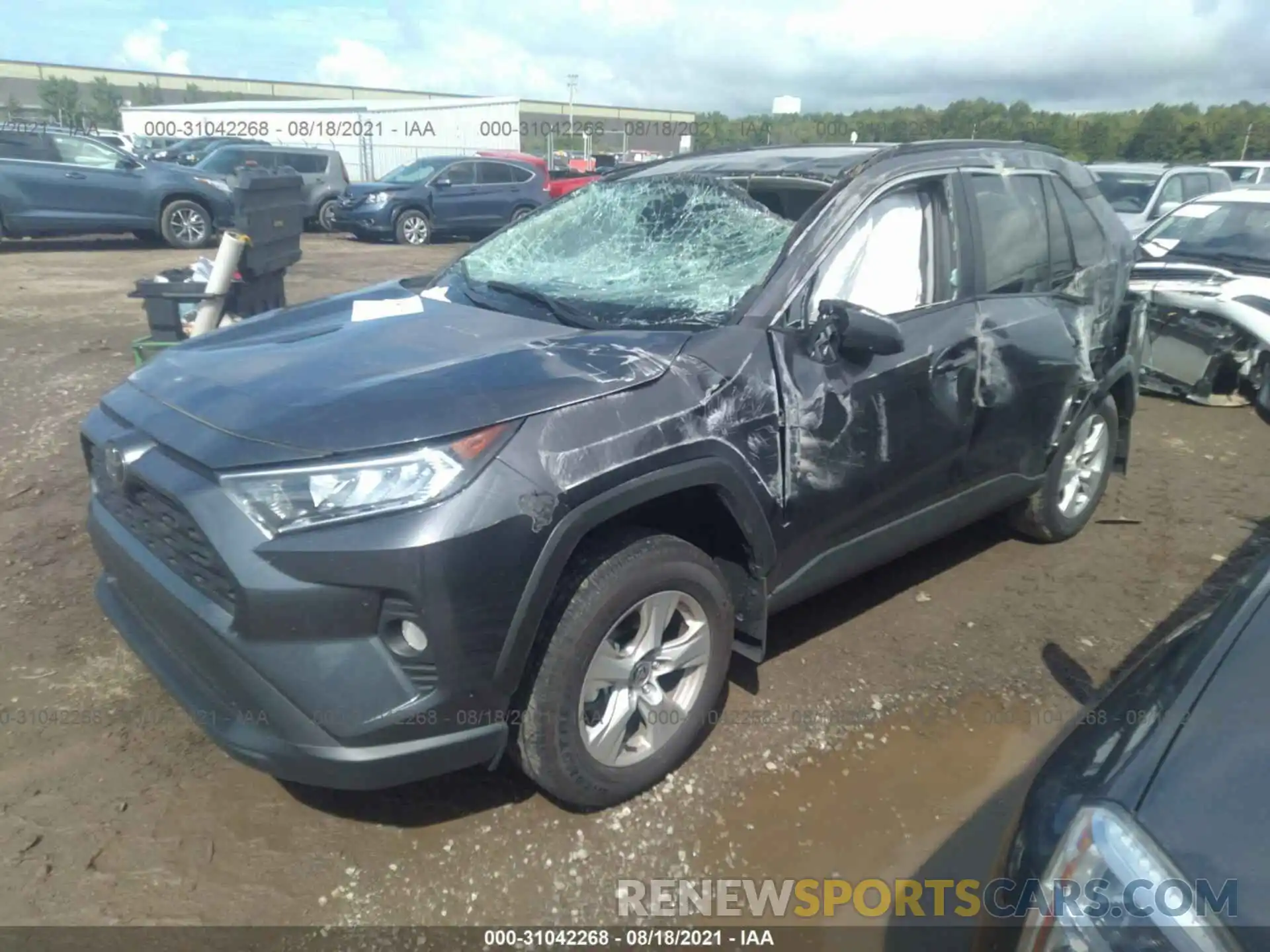 2 Photograph of a damaged car 2T3P1RFV8MC200744 TOYOTA RAV4 2021