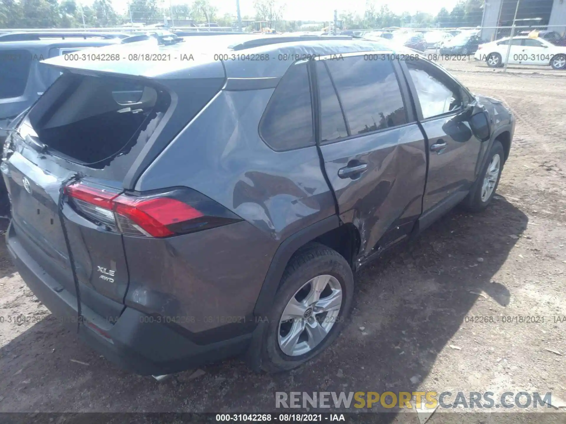 4 Photograph of a damaged car 2T3P1RFV8MC200744 TOYOTA RAV4 2021