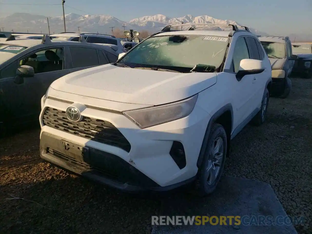 2 Photograph of a damaged car 2T3P1RFV8MC230729 TOYOTA RAV4 2021