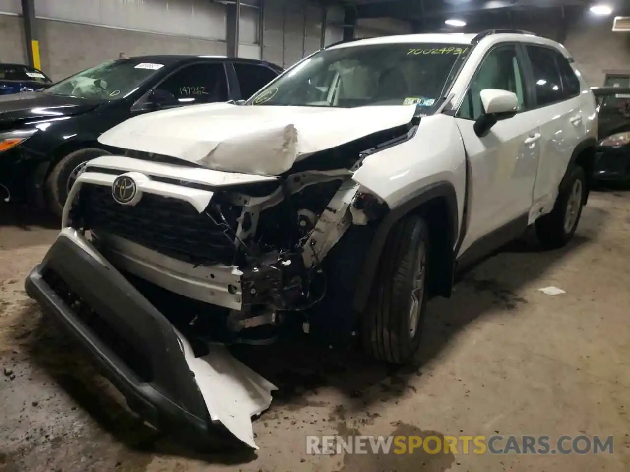 2 Photograph of a damaged car 2T3P1RFV8MC245196 TOYOTA RAV4 2021