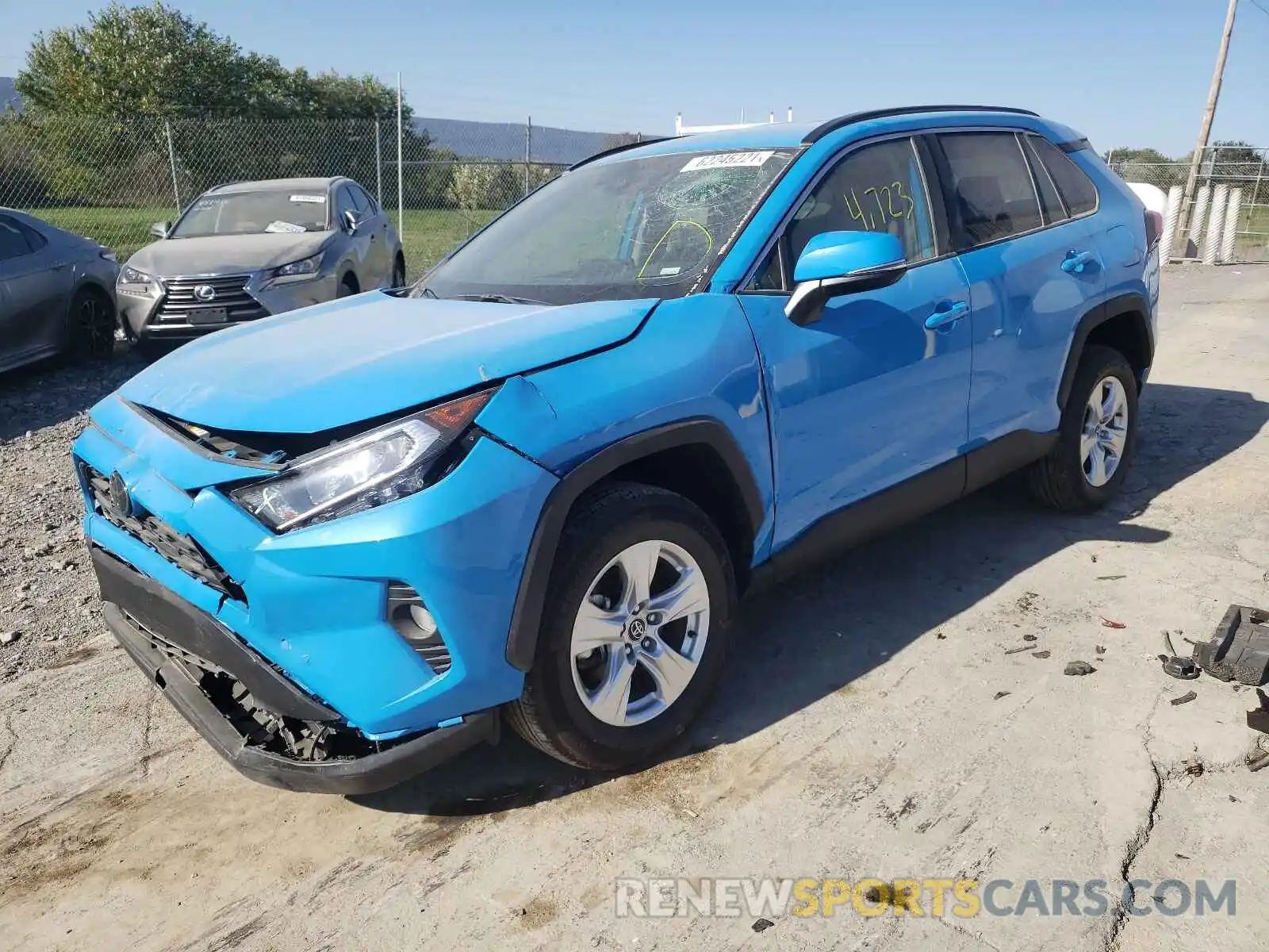 2 Фотография поврежденного автомобиля 2T3P1RFV8MW153178 TOYOTA RAV4 2021