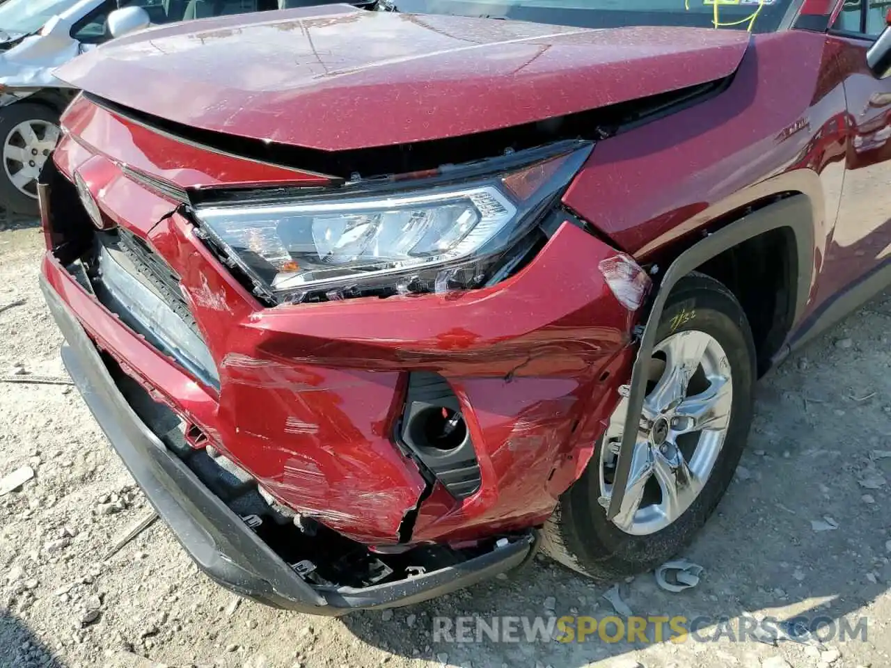 9 Photograph of a damaged car 2T3P1RFV8MW158929 TOYOTA RAV4 2021