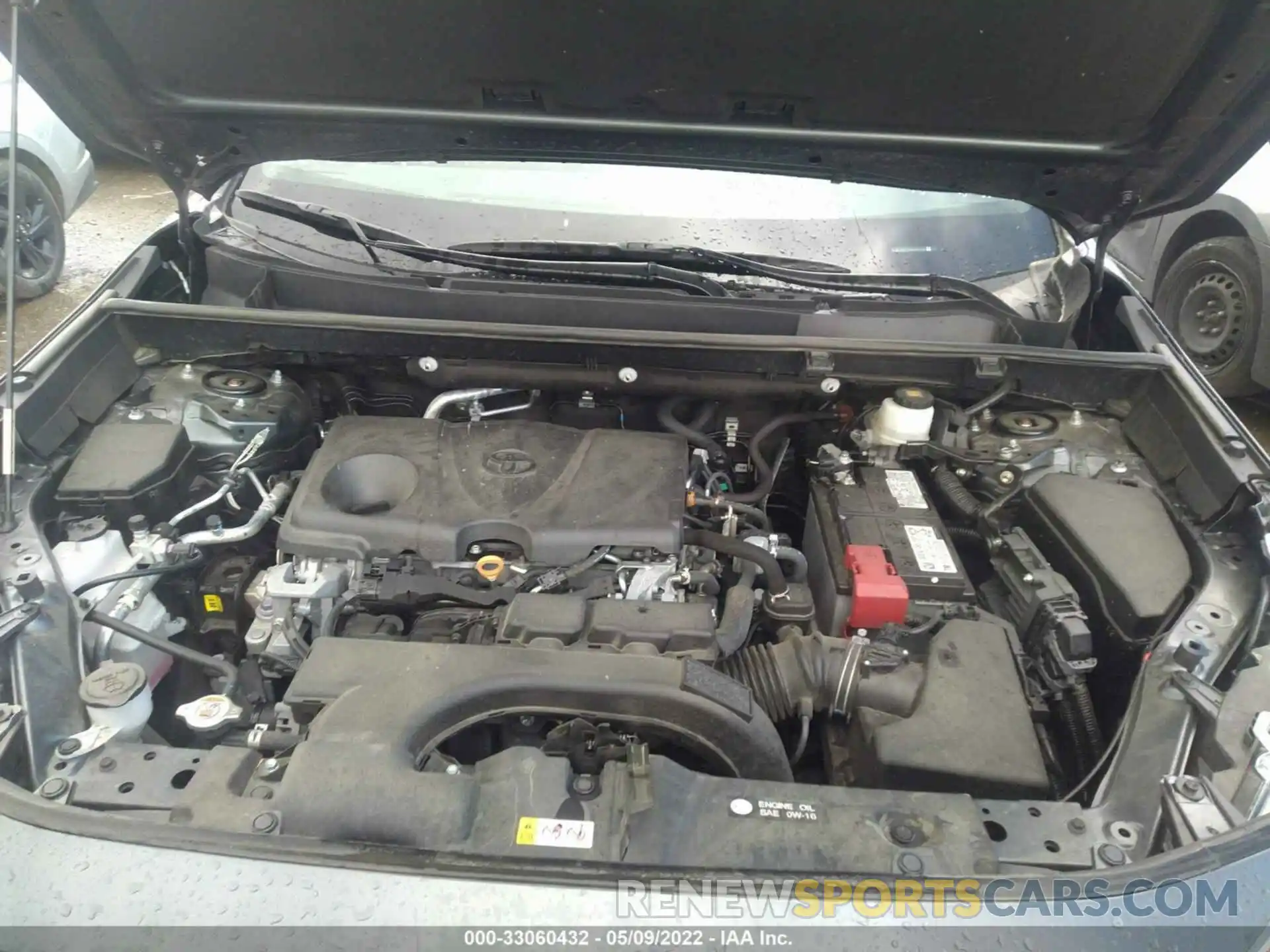 10 Фотография поврежденного автомобиля 2T3P1RFV8MW160132 TOYOTA RAV4 2021