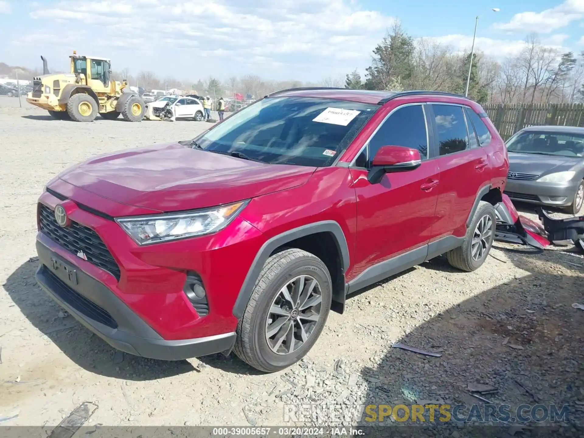 2 Photograph of a damaged car 2T3P1RFV8MW161524 TOYOTA RAV4 2021