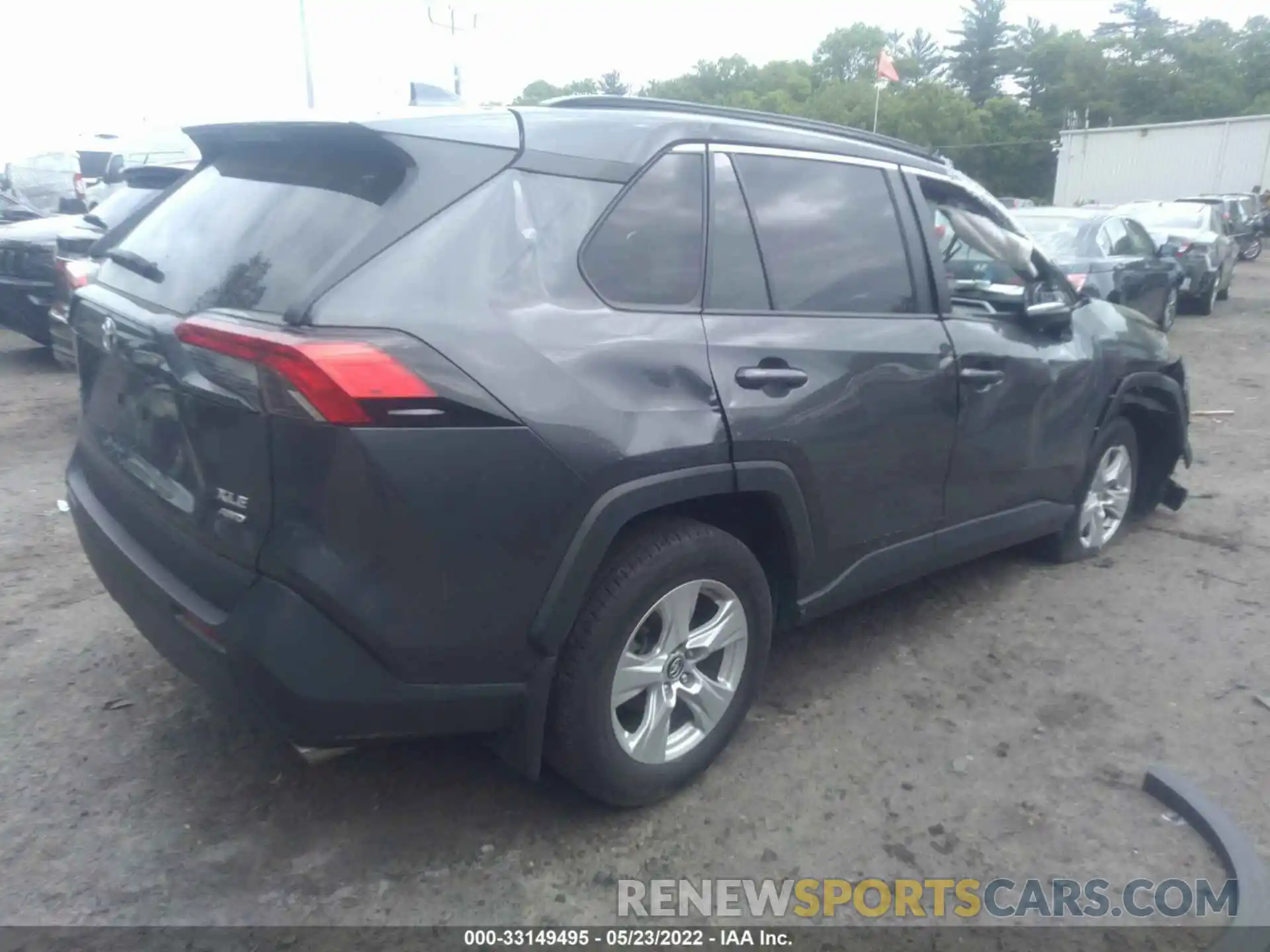 4 Фотография поврежденного автомобиля 2T3P1RFV8MW164892 TOYOTA RAV4 2021