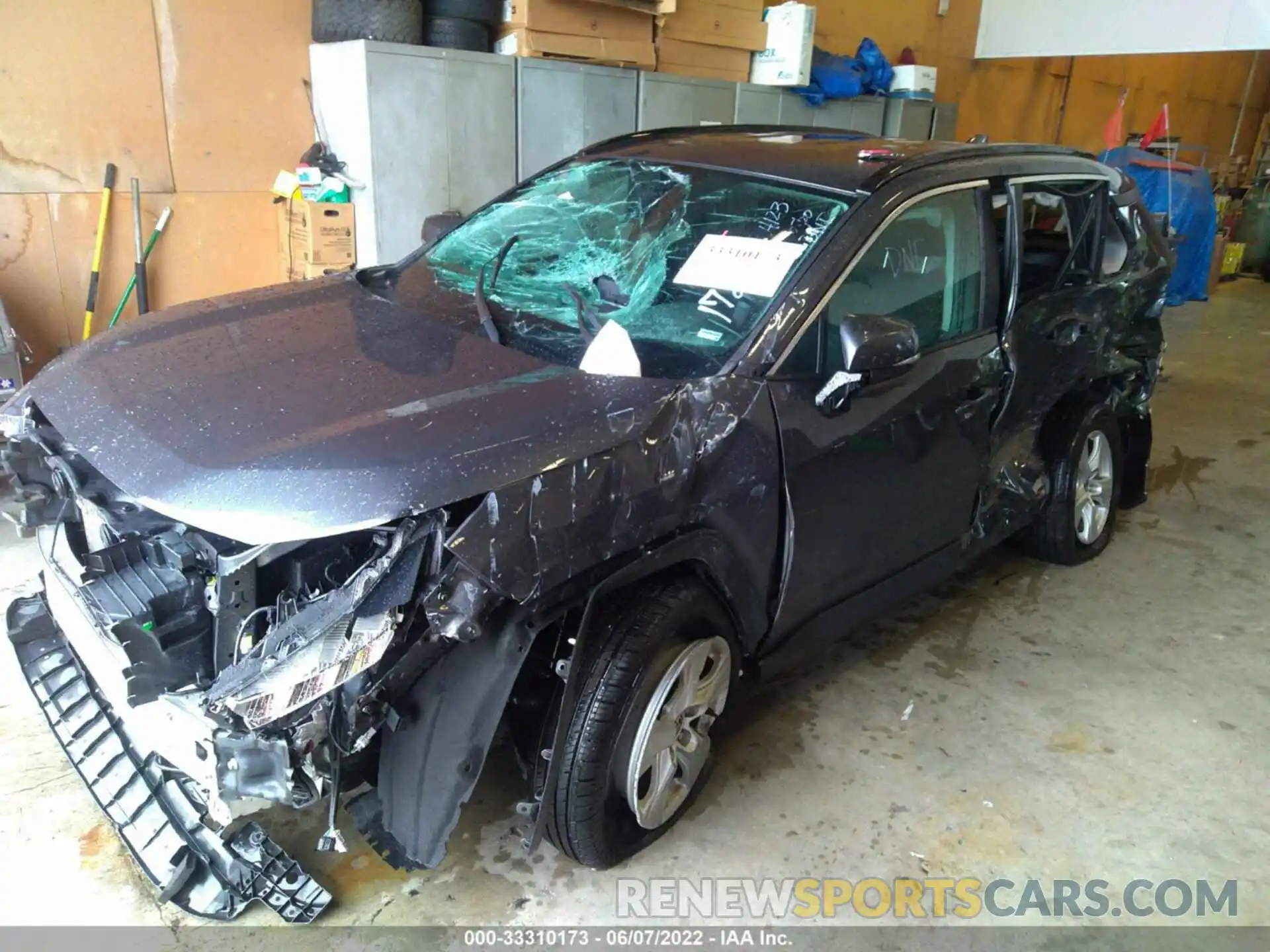 2 Photograph of a damaged car 2T3P1RFV8MW172345 TOYOTA RAV4 2021