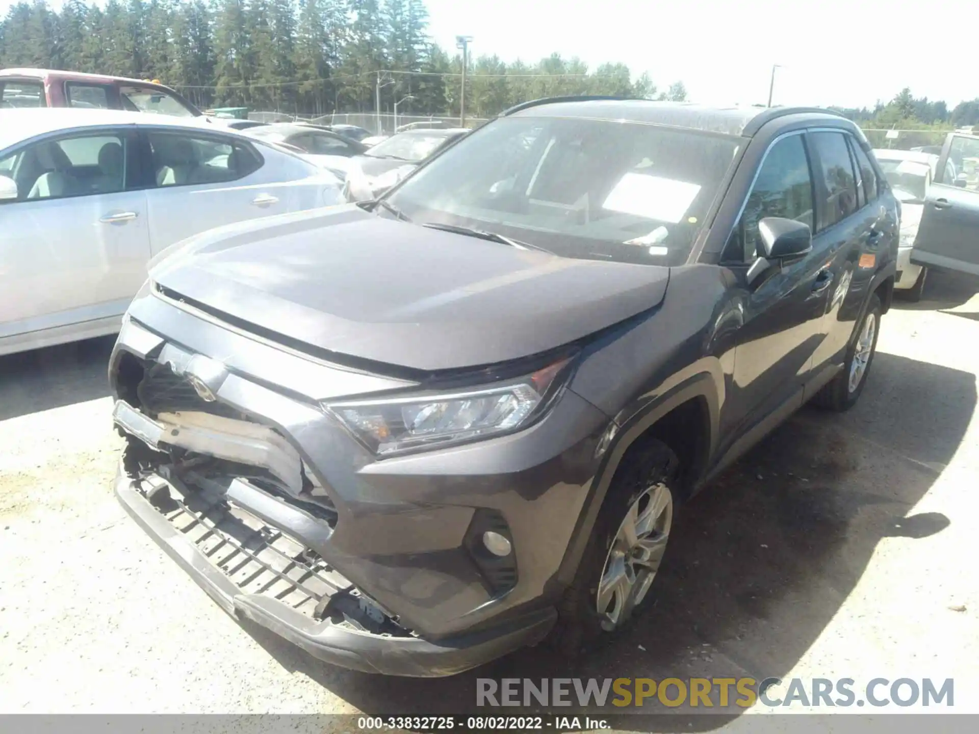 2 Фотография поврежденного автомобиля 2T3P1RFV8MW172653 TOYOTA RAV4 2021