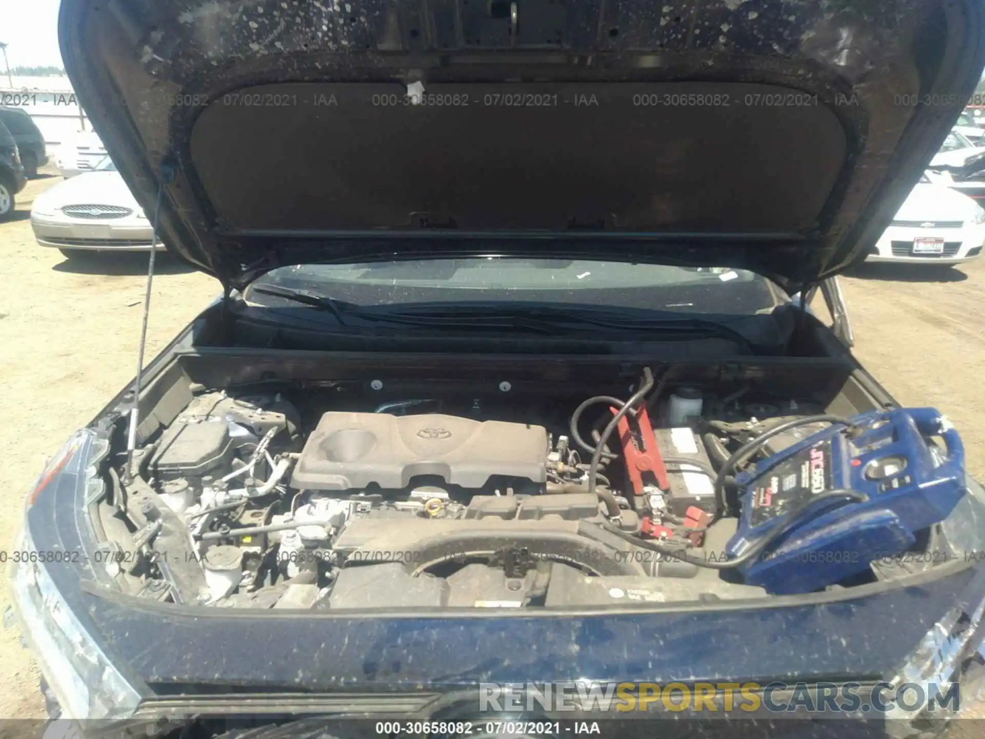 10 Фотография поврежденного автомобиля 2T3P1RFV8MW177495 TOYOTA RAV4 2021