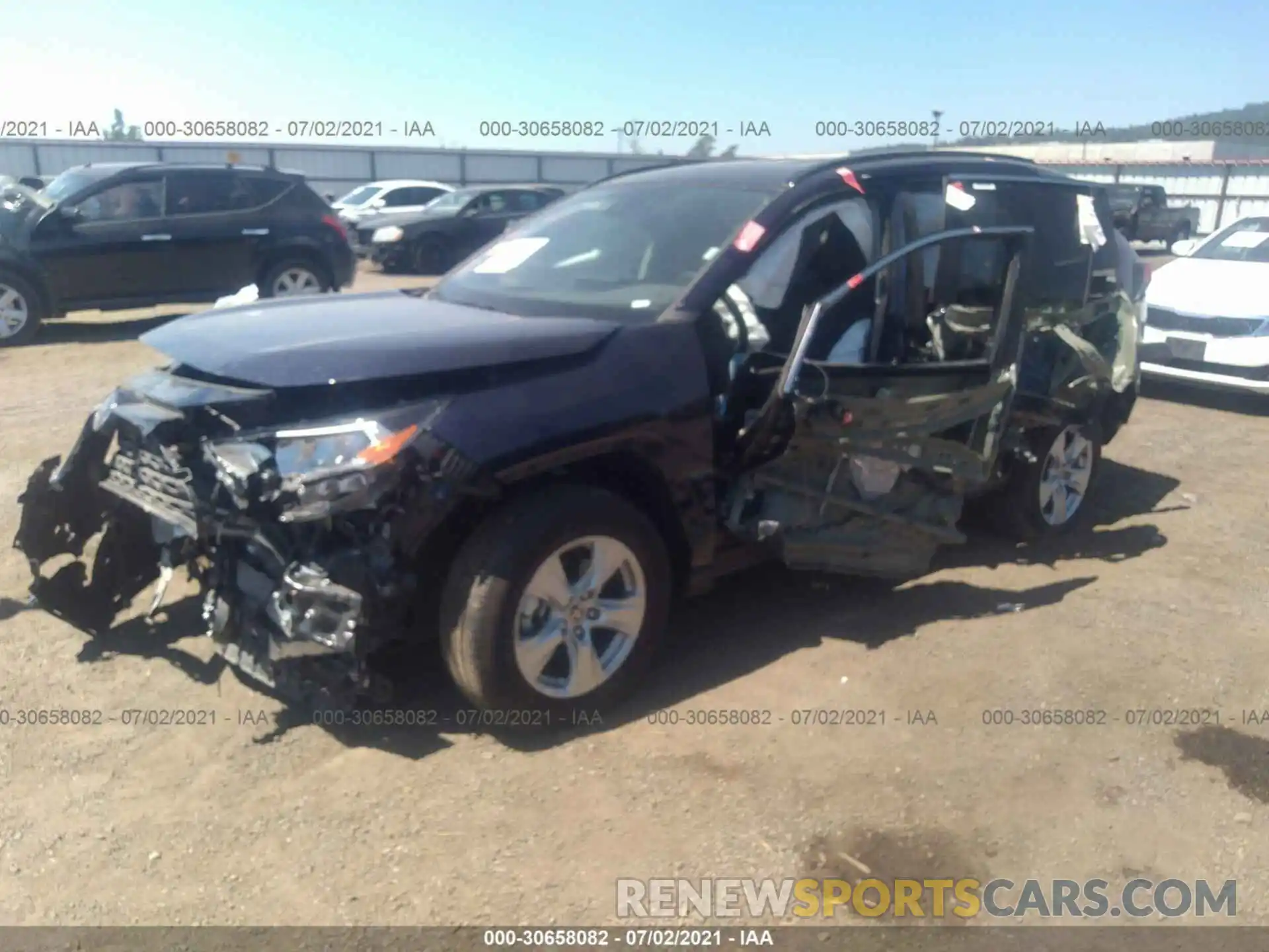 2 Photograph of a damaged car 2T3P1RFV8MW177495 TOYOTA RAV4 2021