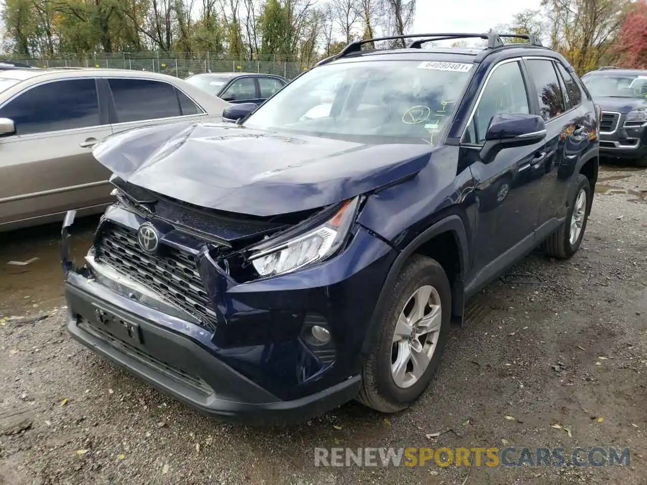 2 Photograph of a damaged car 2T3P1RFV8MW180414 TOYOTA RAV4 2021