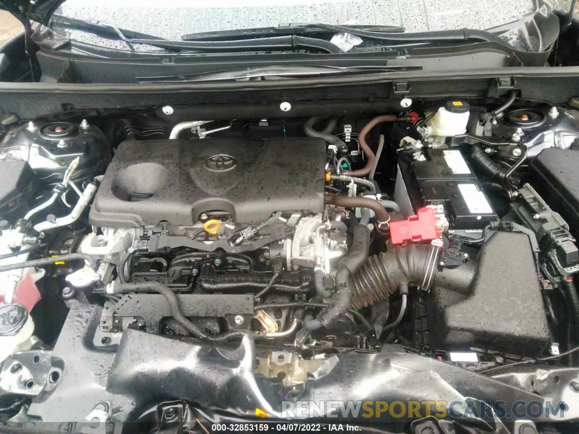 10 Фотография поврежденного автомобиля 2T3P1RFV8MW186584 TOYOTA RAV4 2021