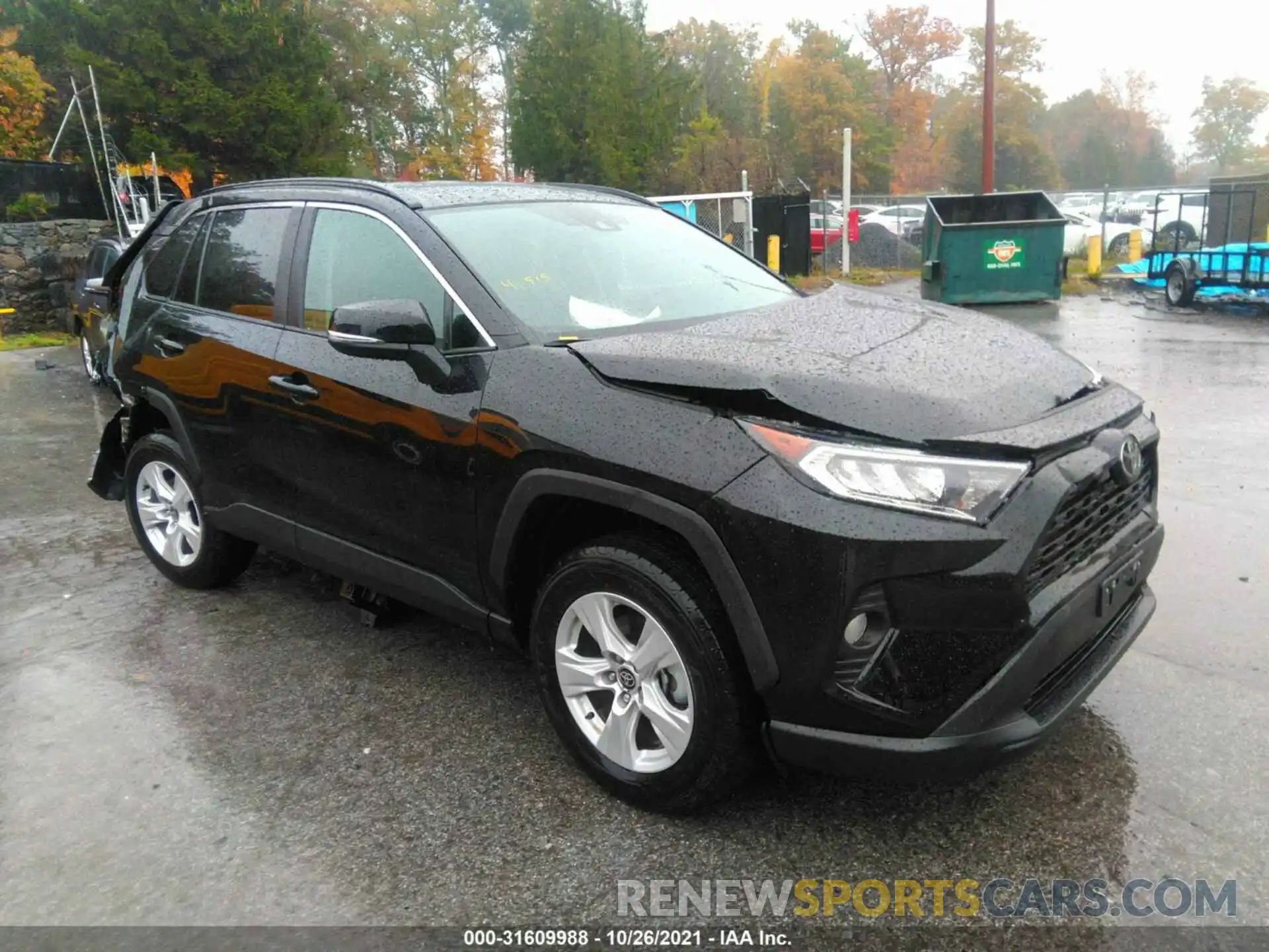 1 Photograph of a damaged car 2T3P1RFV8MW221074 TOYOTA RAV4 2021