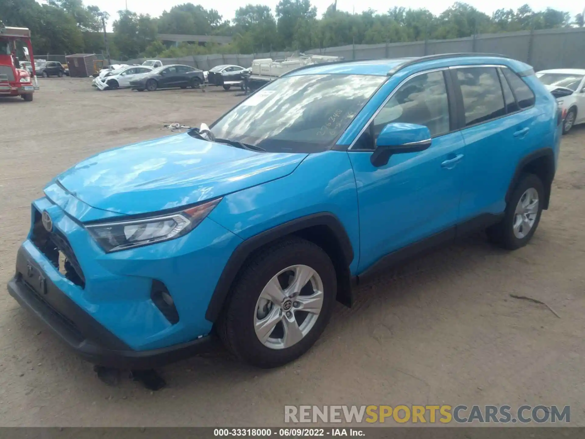 2 Фотография поврежденного автомобиля 2T3P1RFV8MW224444 TOYOTA RAV4 2021