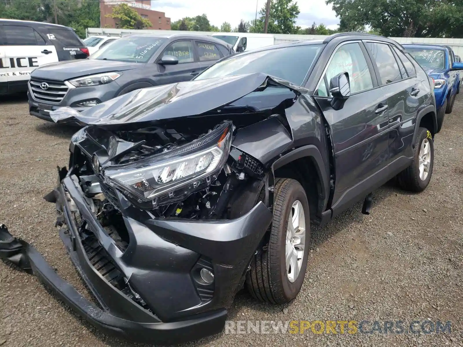 2 Photograph of a damaged car 2T3P1RFV9MC158455 TOYOTA RAV4 2021