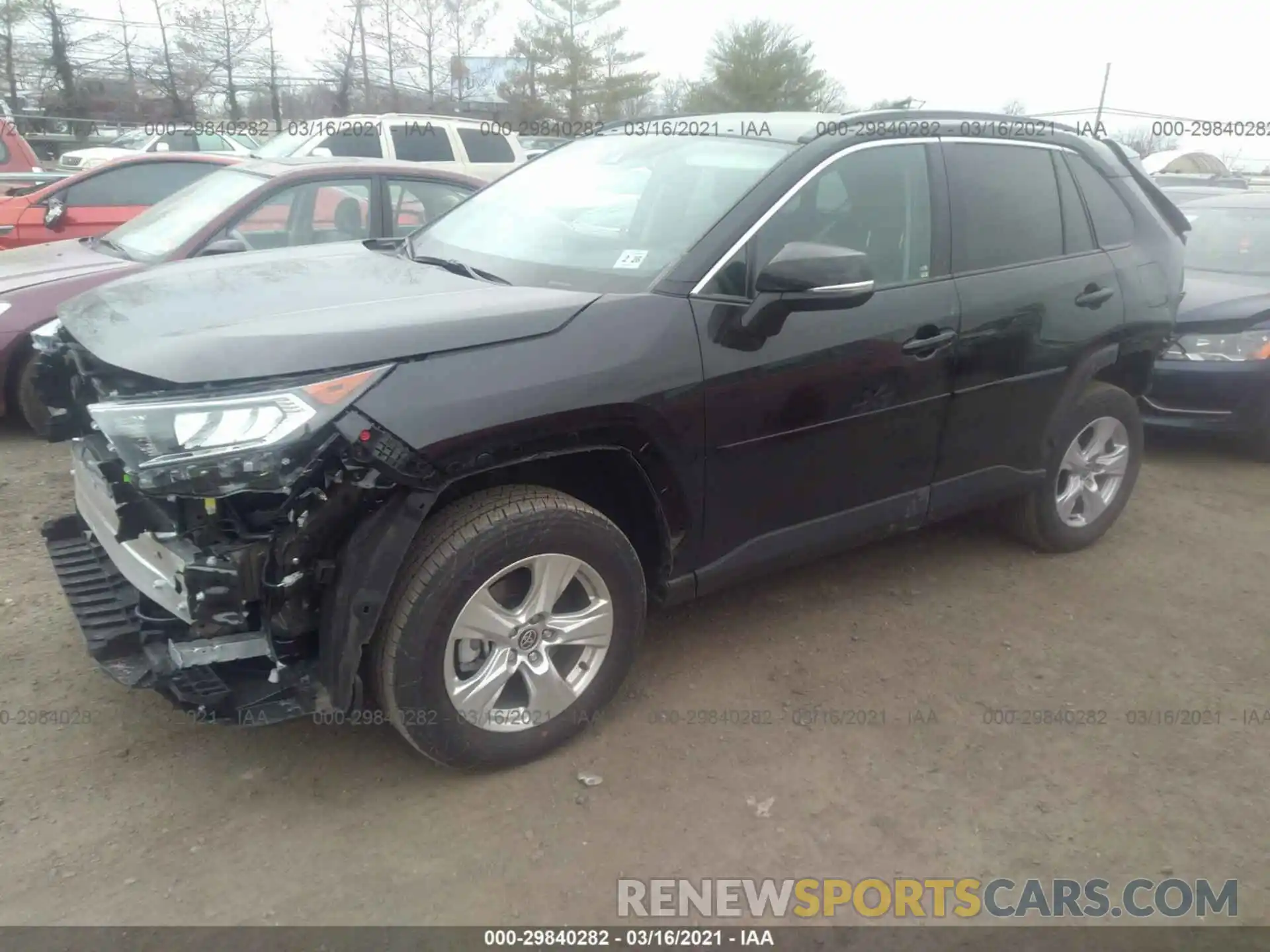 2 Photograph of a damaged car 2T3P1RFV9MC176261 TOYOTA RAV4 2021