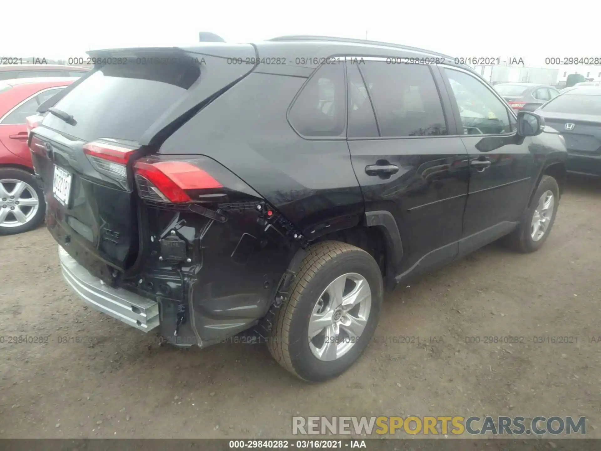 4 Photograph of a damaged car 2T3P1RFV9MC176261 TOYOTA RAV4 2021