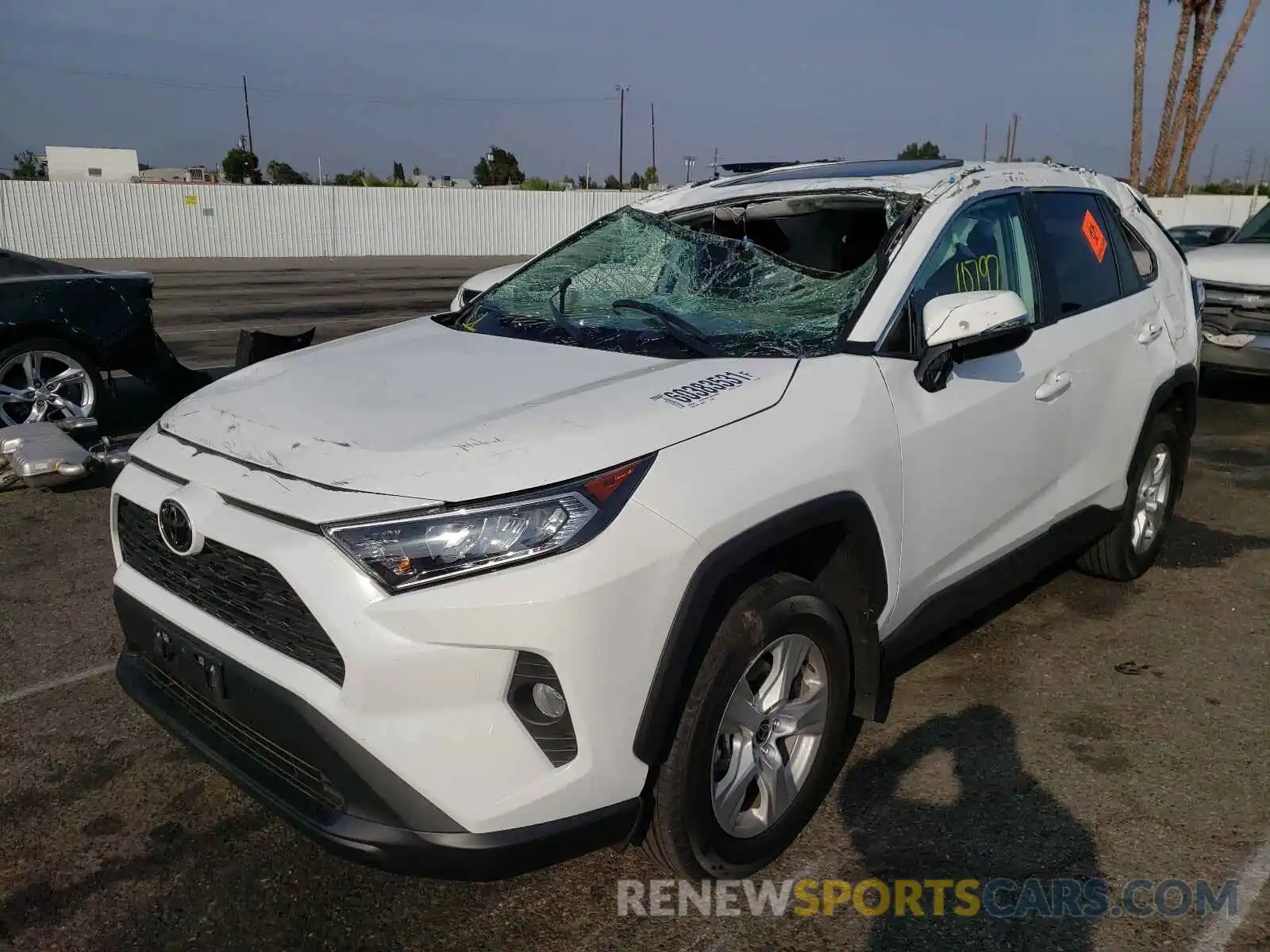 2 Photograph of a damaged car 2T3P1RFV9MC210733 TOYOTA RAV4 2021