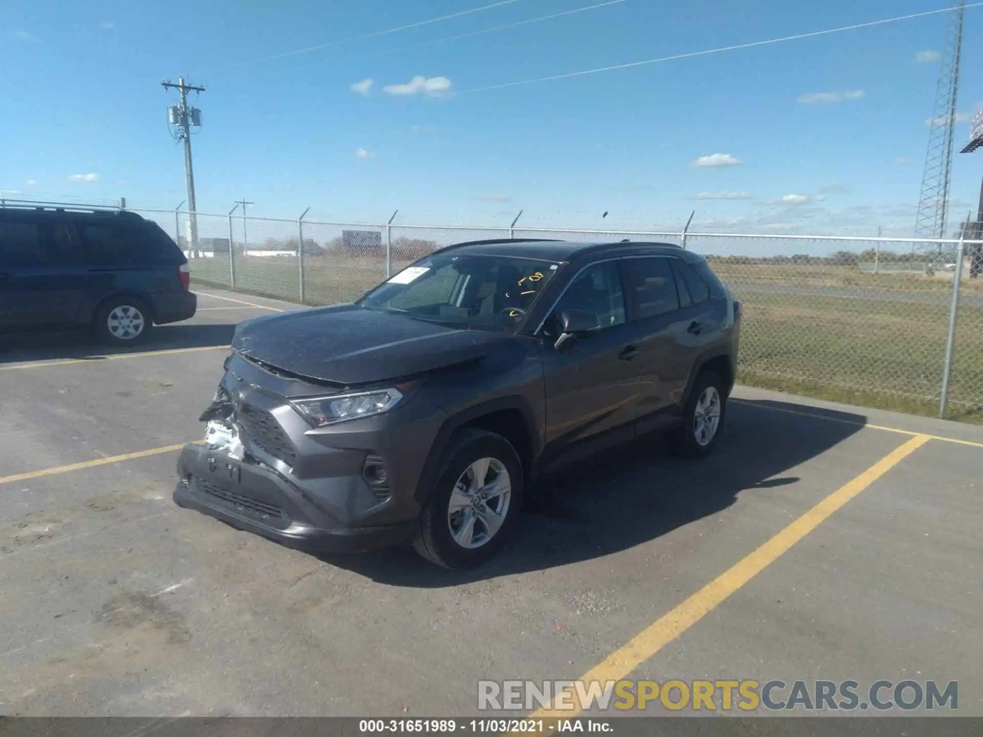 2 Photograph of a damaged car 2T3P1RFV9MC212708 TOYOTA RAV4 2021