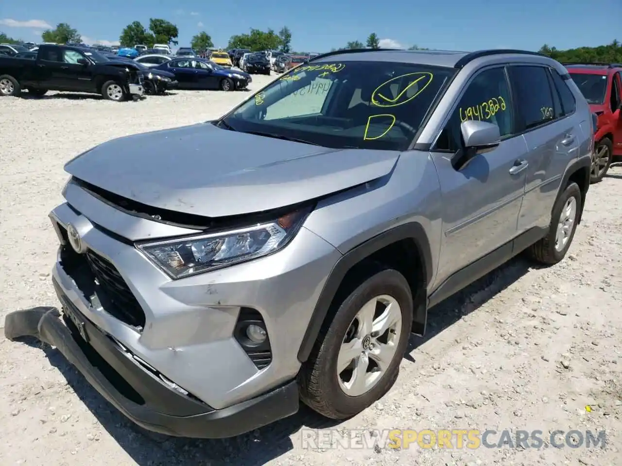 2 Photograph of a damaged car 2T3P1RFV9MC244185 TOYOTA RAV4 2021