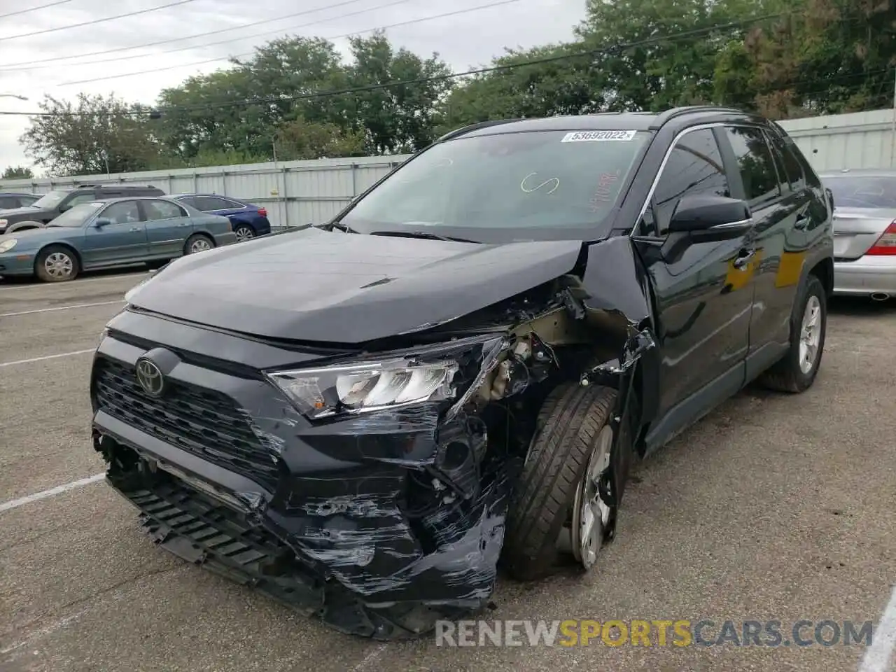 2 Photograph of a damaged car 2T3P1RFV9MW145008 TOYOTA RAV4 2021