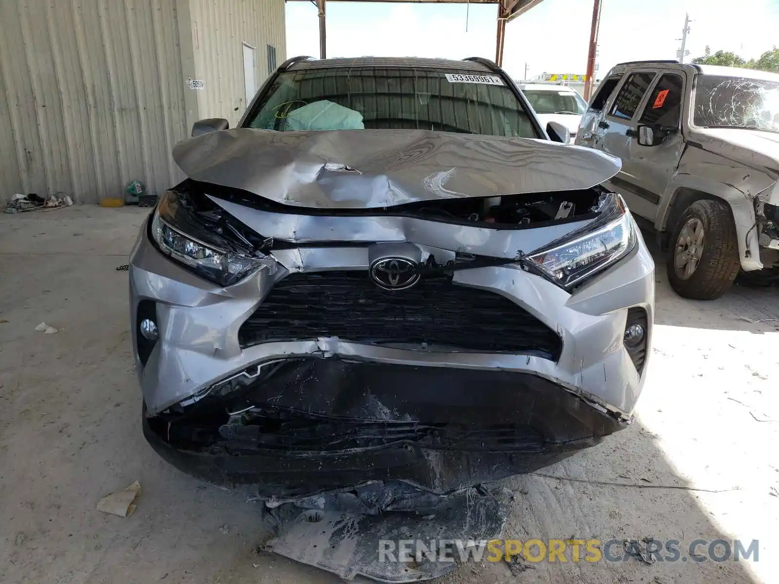 9 Photograph of a damaged car 2T3P1RFV9MW145218 TOYOTA RAV4 2021