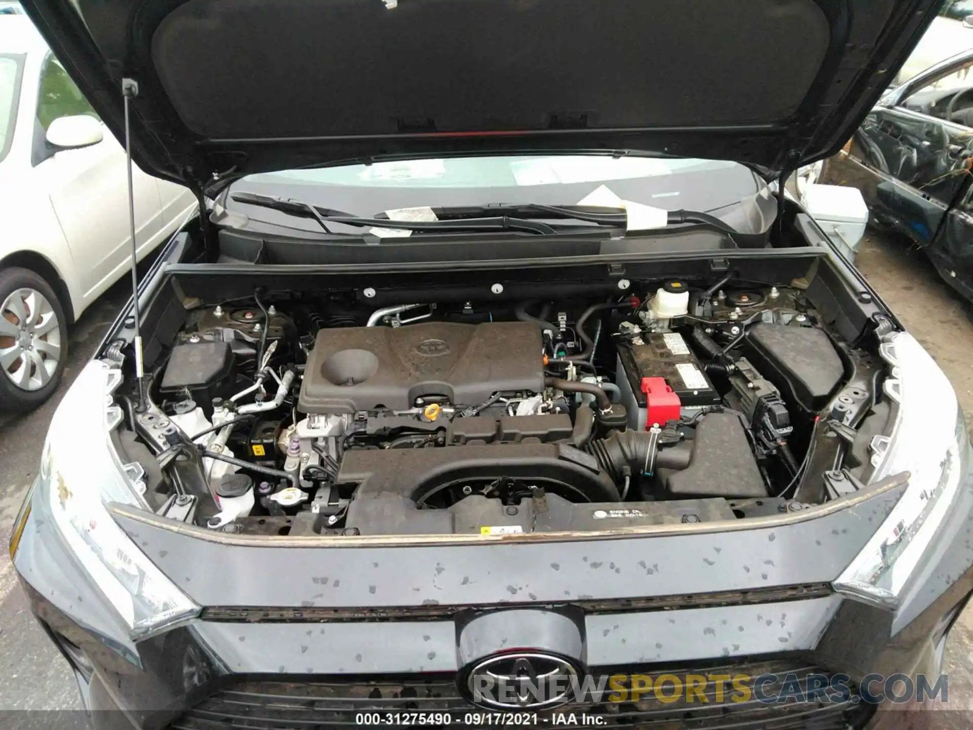 10 Фотография поврежденного автомобиля 2T3P1RFV9MW165453 TOYOTA RAV4 2021