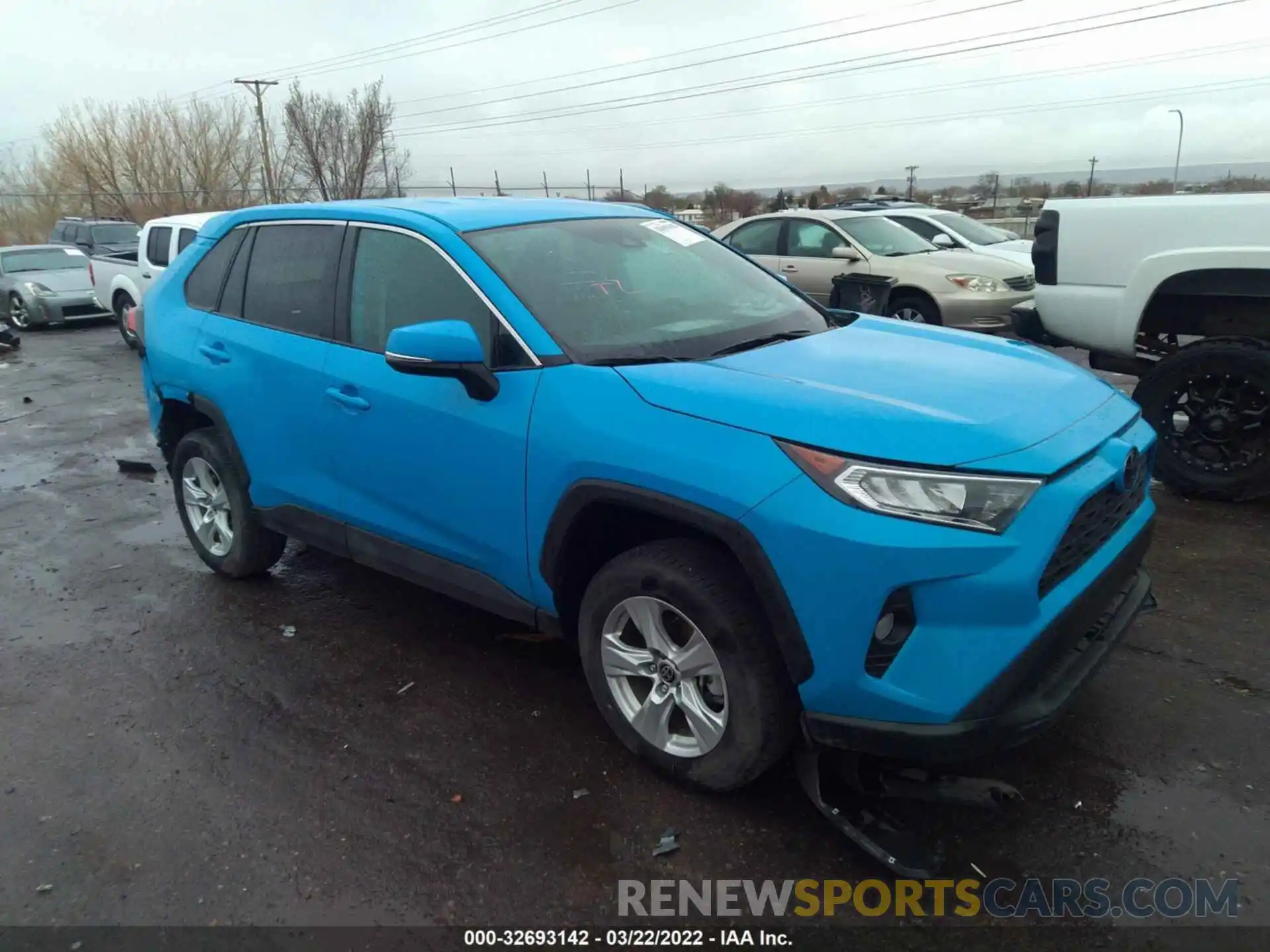 1 Photograph of a damaged car 2T3P1RFV9MW178476 TOYOTA RAV4 2021