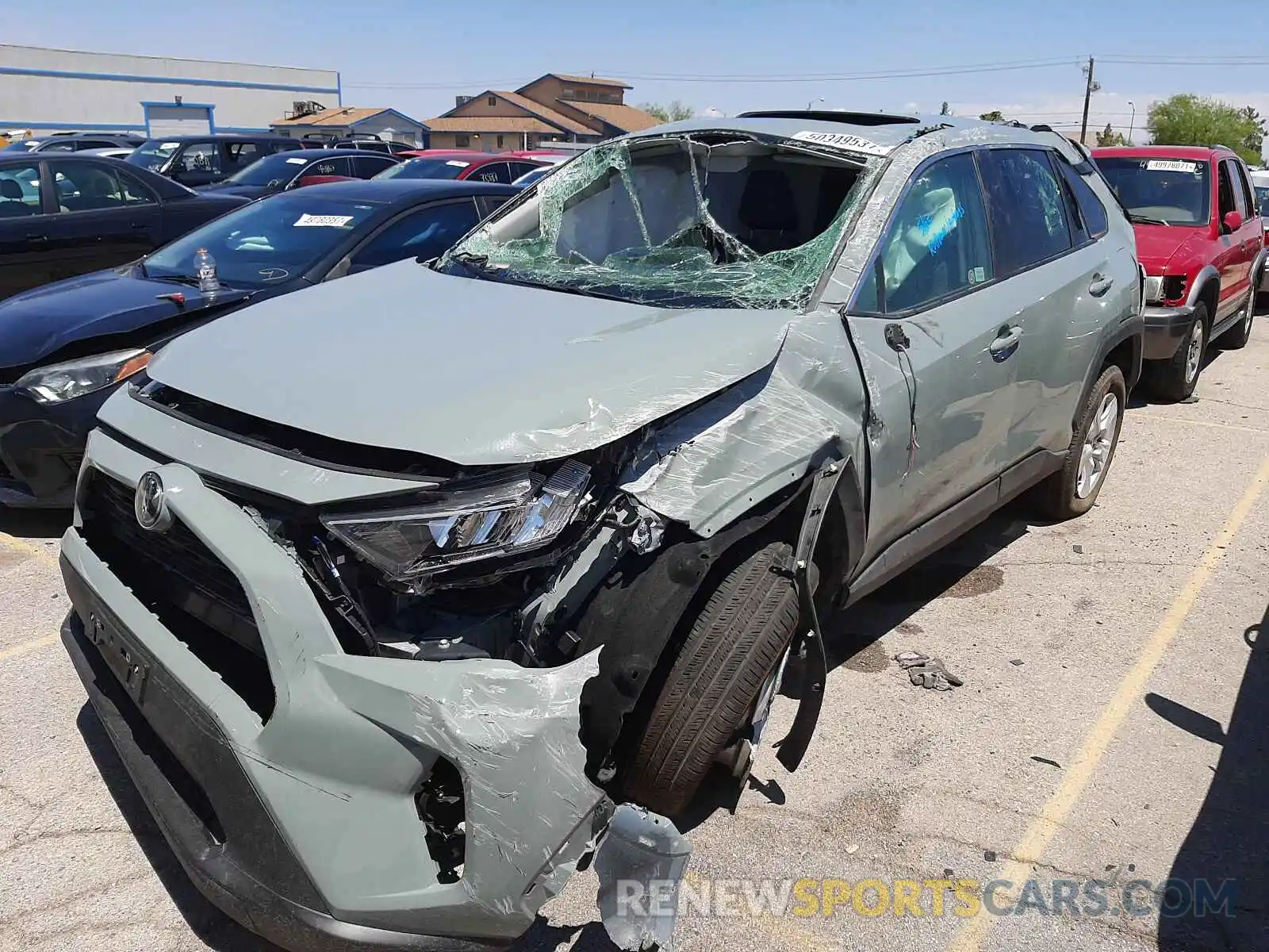 2 Photograph of a damaged car 2T3P1RFV9MW179644 TOYOTA RAV4 2021