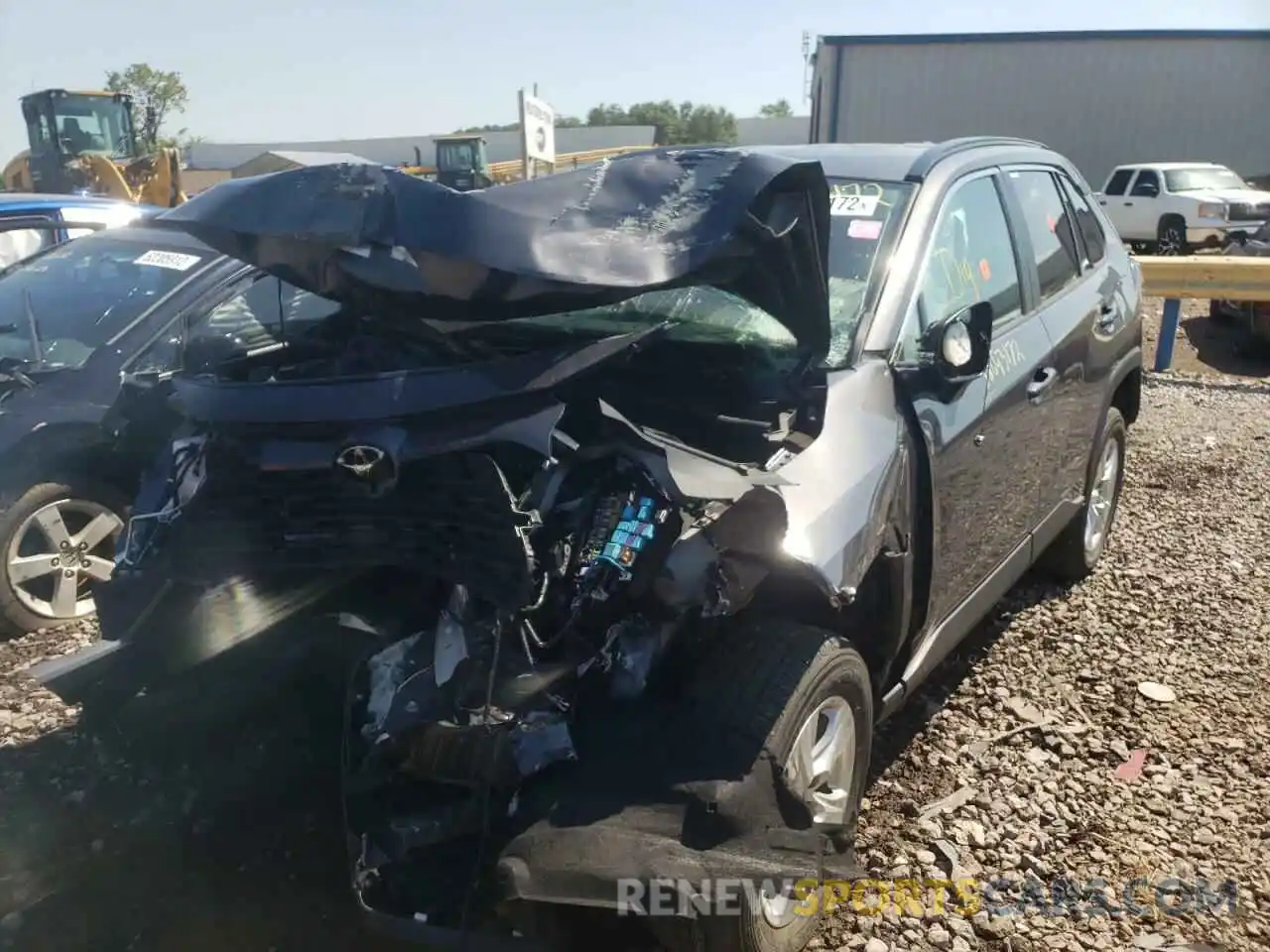 2 Photograph of a damaged car 2T3P1RFV9MW186559 TOYOTA RAV4 2021