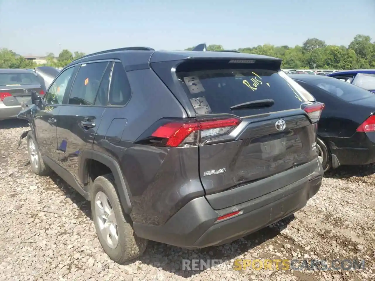 3 Фотография поврежденного автомобиля 2T3P1RFV9MW186559 TOYOTA RAV4 2021