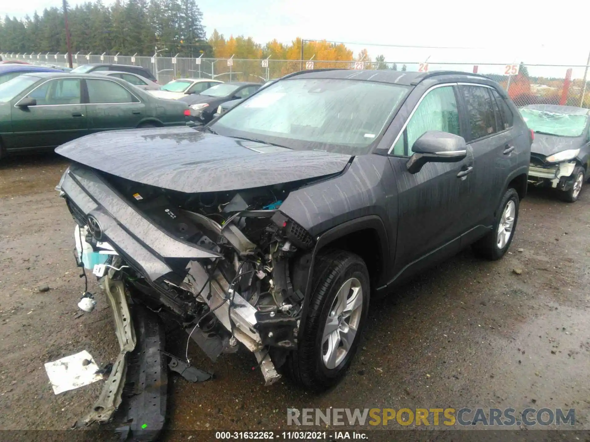 2 Photograph of a damaged car 2T3P1RFV9MW201965 TOYOTA RAV4 2021