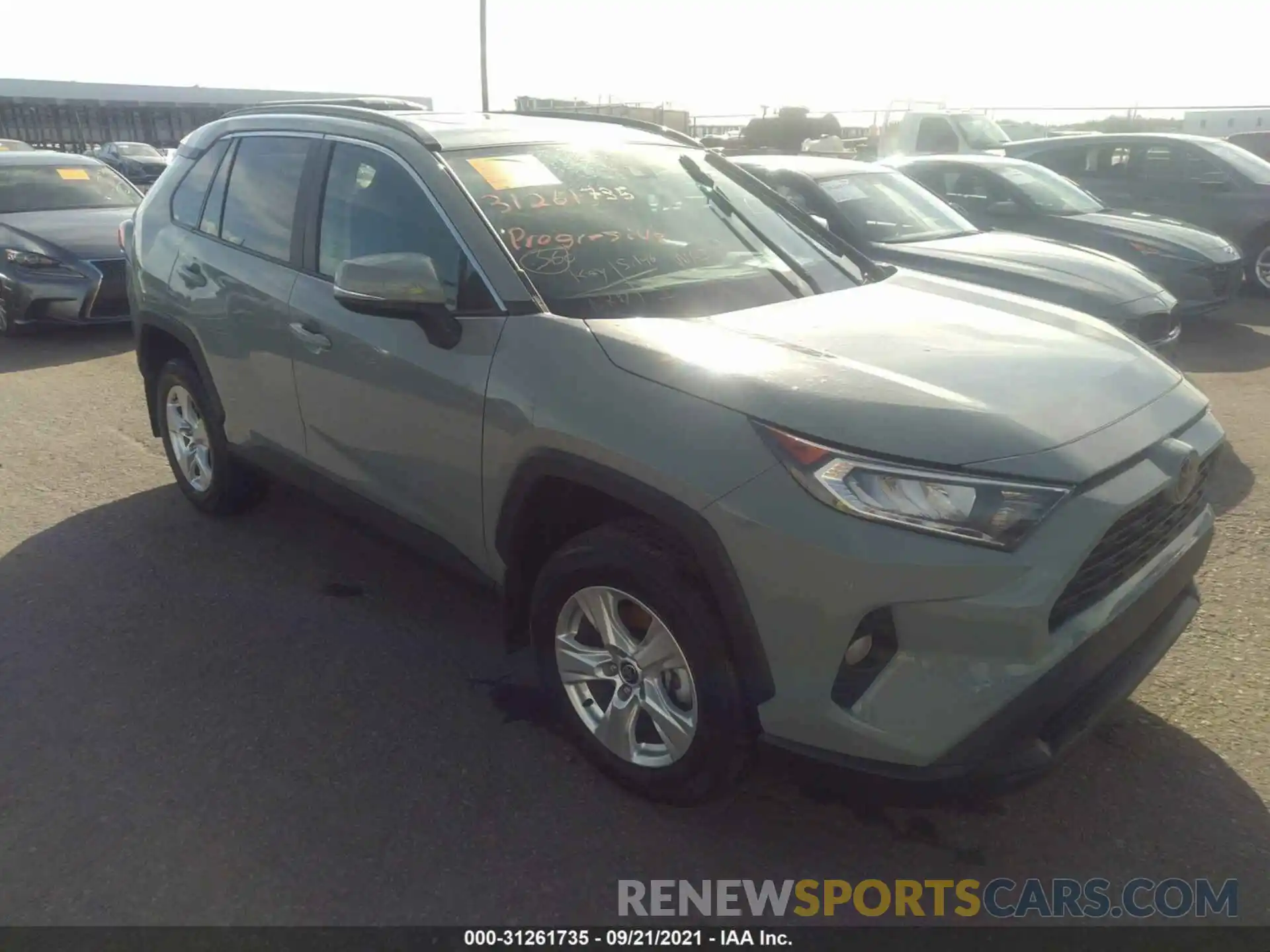 1 Photograph of a damaged car 2T3P1RFV9MW206874 TOYOTA RAV4 2021