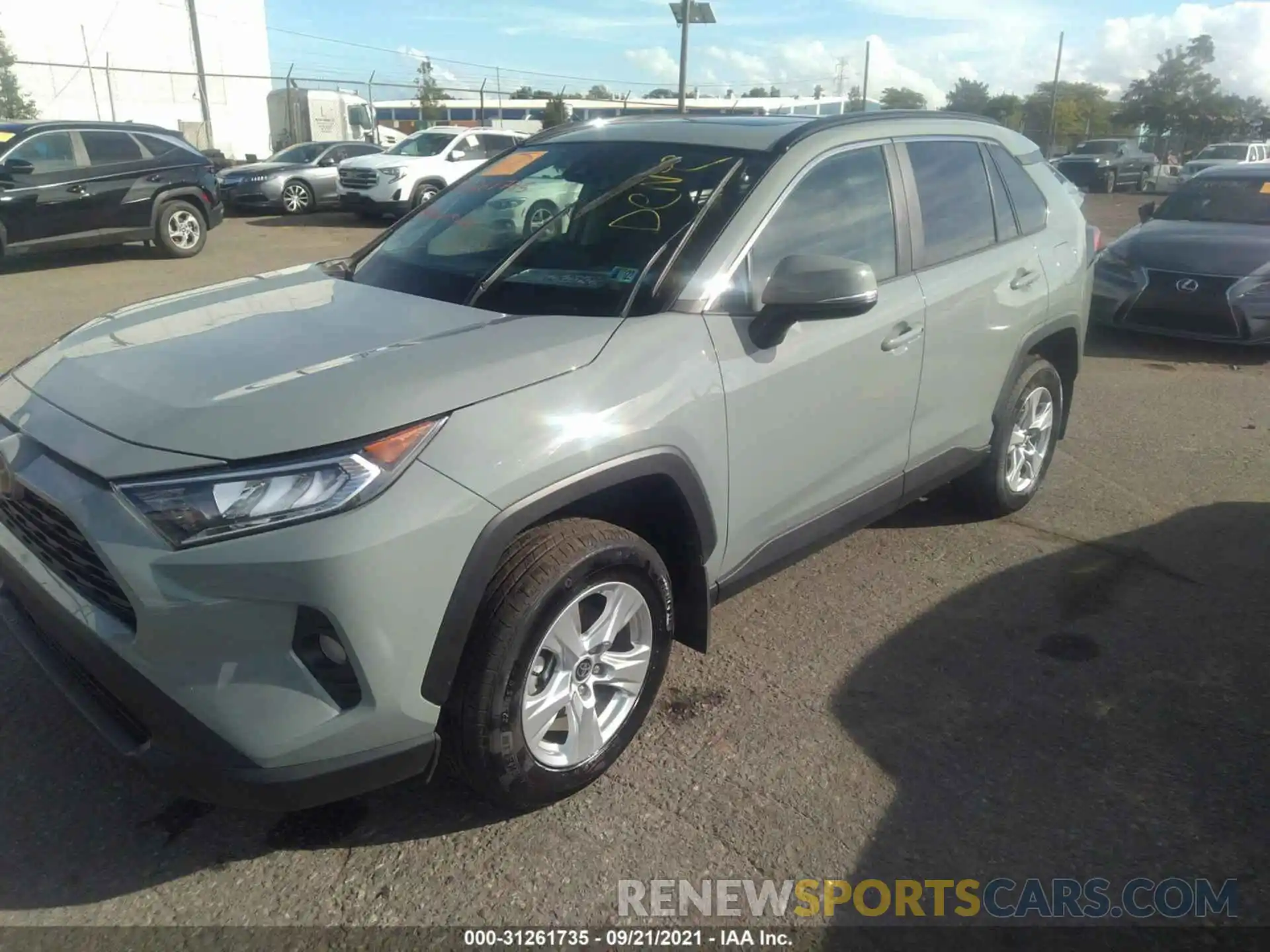 2 Photograph of a damaged car 2T3P1RFV9MW206874 TOYOTA RAV4 2021