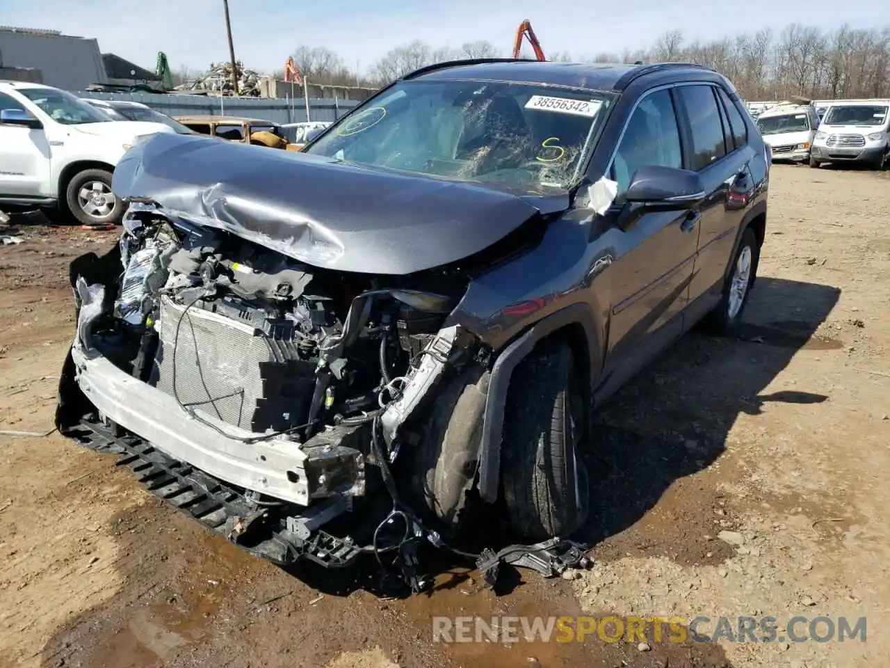 2 Photograph of a damaged car 2T3P1RFV9MW220886 TOYOTA RAV4 2021