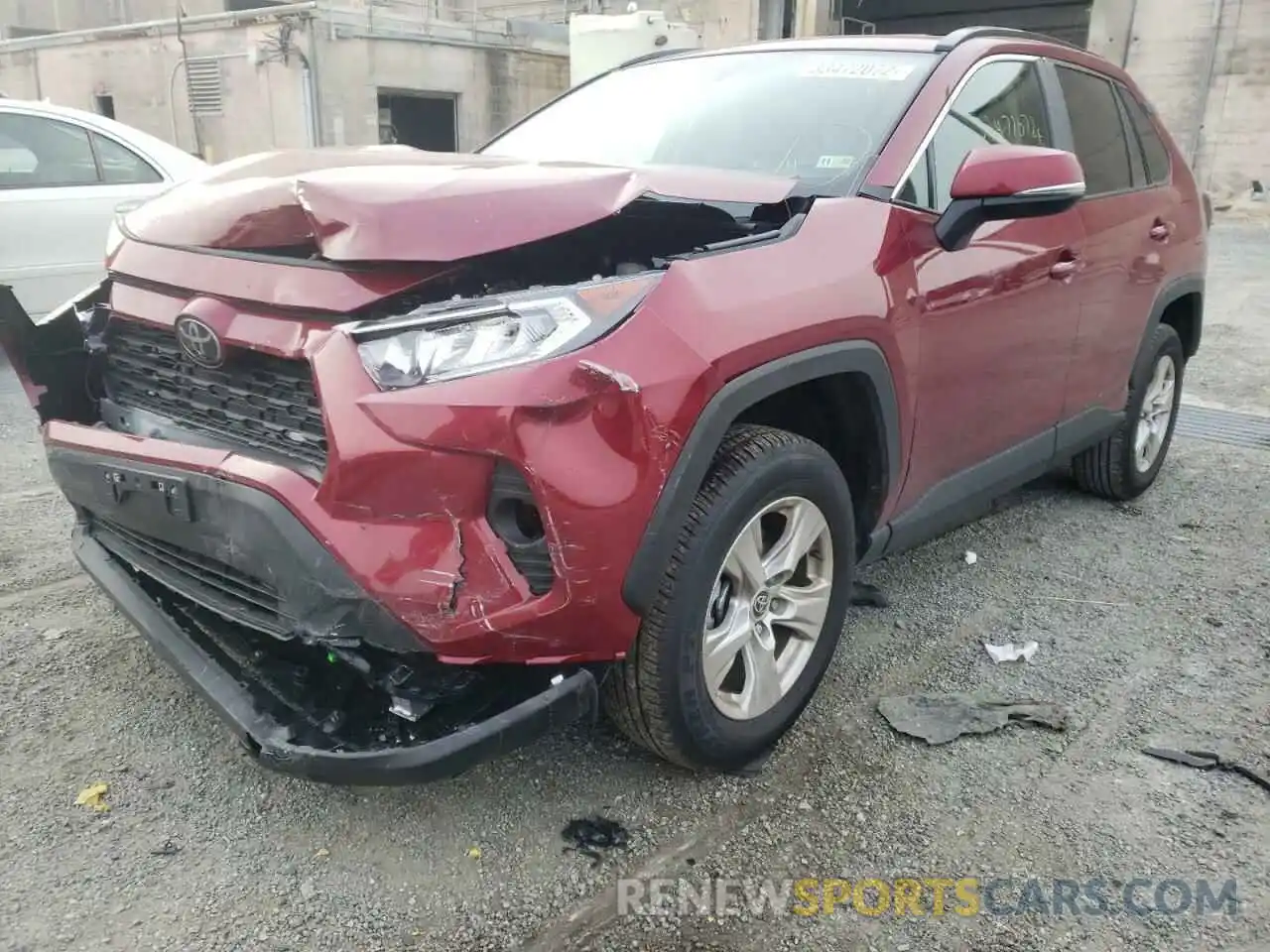 2 Photograph of a damaged car 2T3P1RFV9MW235453 TOYOTA RAV4 2021