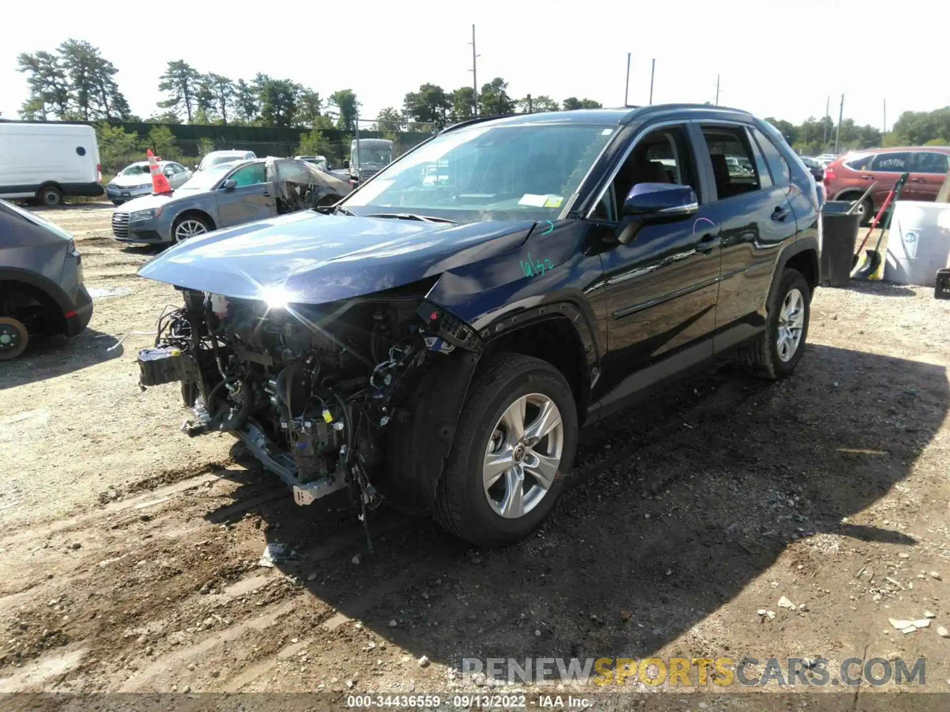 2 Photograph of a damaged car 2T3P1RFV9MW245321 TOYOTA RAV4 2021