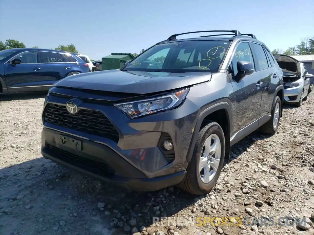 2 Фотография поврежденного автомобиля 2T3P1RFVXMC141258 TOYOTA RAV4 2021