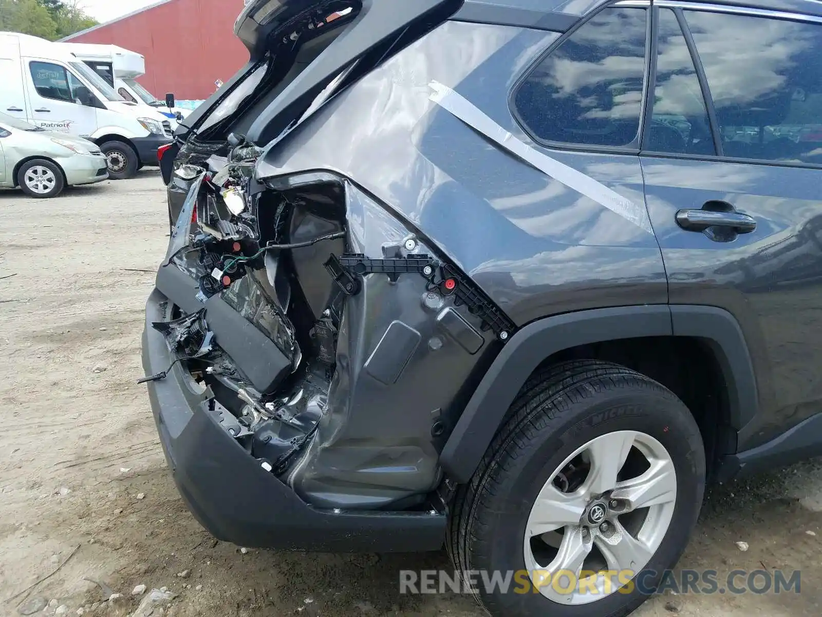 9 Фотография поврежденного автомобиля 2T3P1RFVXMC151627 TOYOTA RAV4 2021