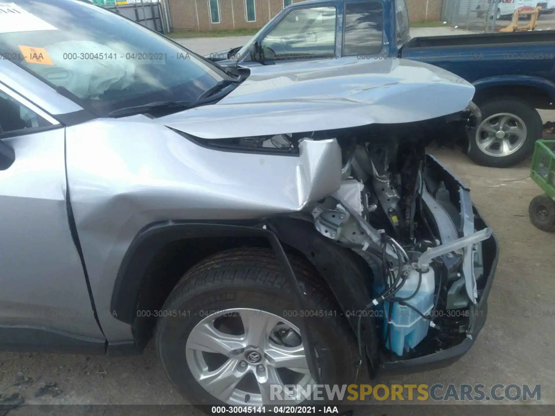 6 Фотография поврежденного автомобиля 2T3P1RFVXMC152373 TOYOTA RAV4 2021