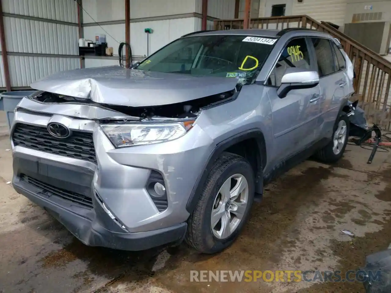 2 Photograph of a damaged car 2T3P1RFVXMC177175 TOYOTA RAV4 2021