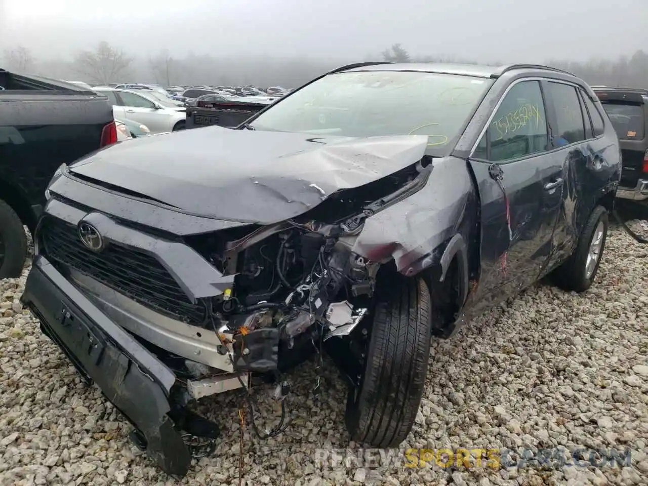 2 Photograph of a damaged car 2T3P1RFVXMC188516 TOYOTA RAV4 2021