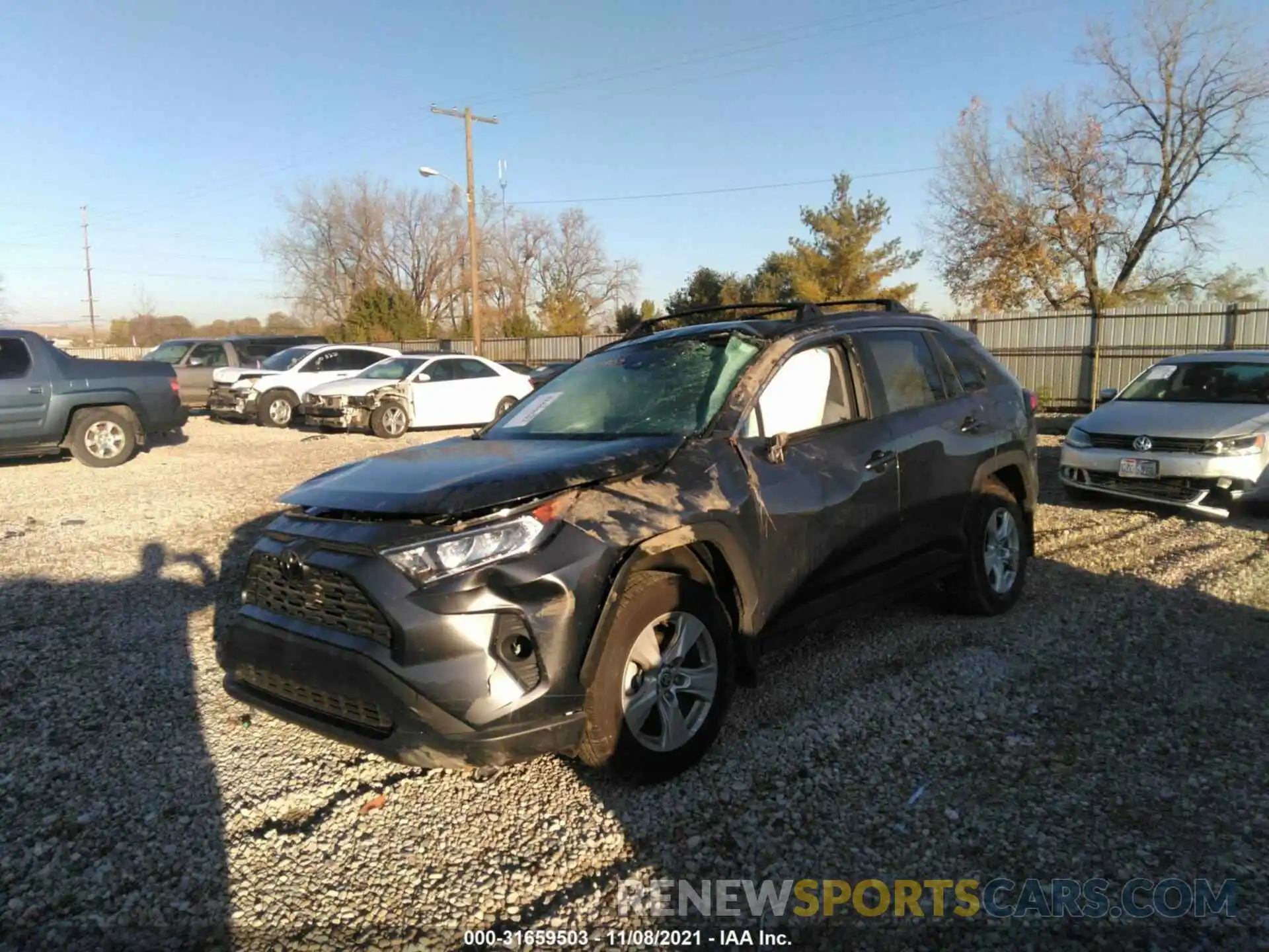 2 Photograph of a damaged car 2T3P1RFVXMC188774 TOYOTA RAV4 2021