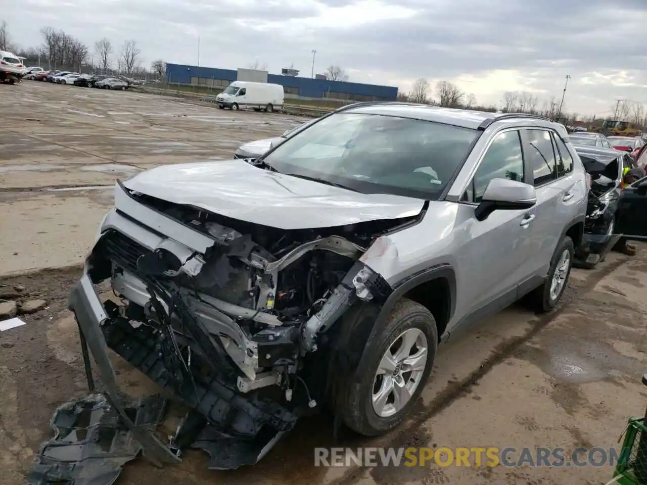 2 Photograph of a damaged car 2T3P1RFVXMC191870 TOYOTA RAV4 2021