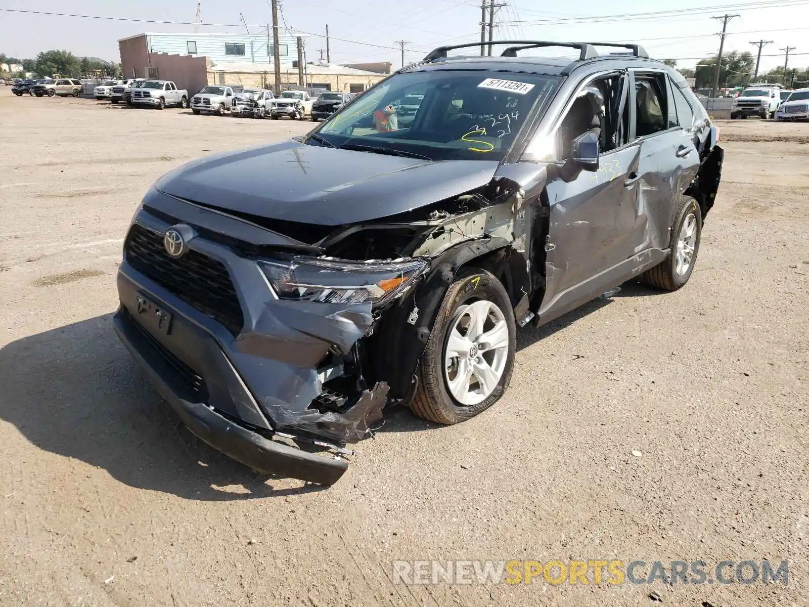 2 Photograph of a damaged car 2T3P1RFVXMC196311 TOYOTA RAV4 2021