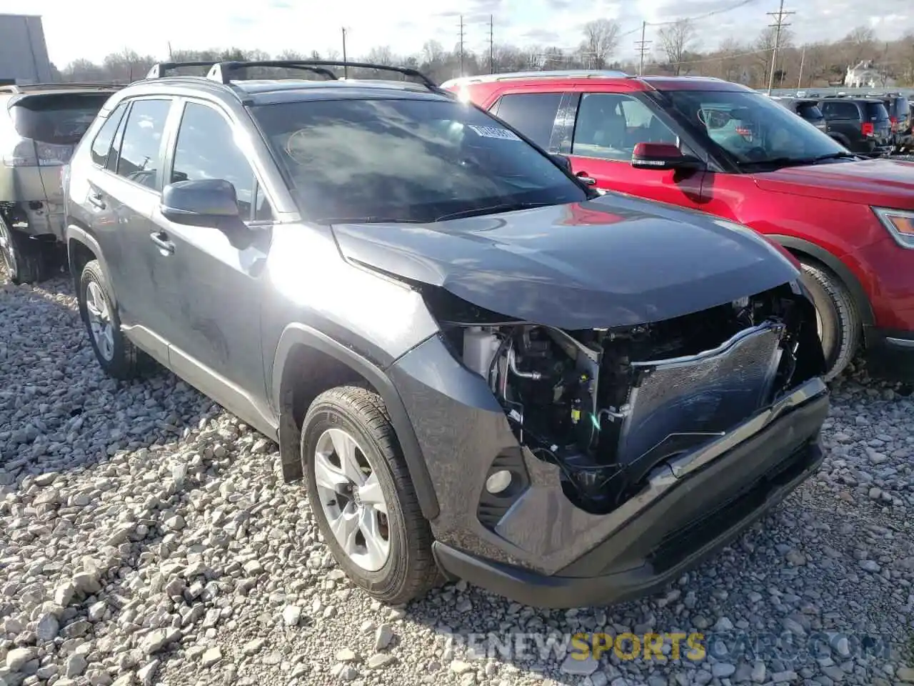 1 Photograph of a damaged car 2T3P1RFVXMC202155 TOYOTA RAV4 2021