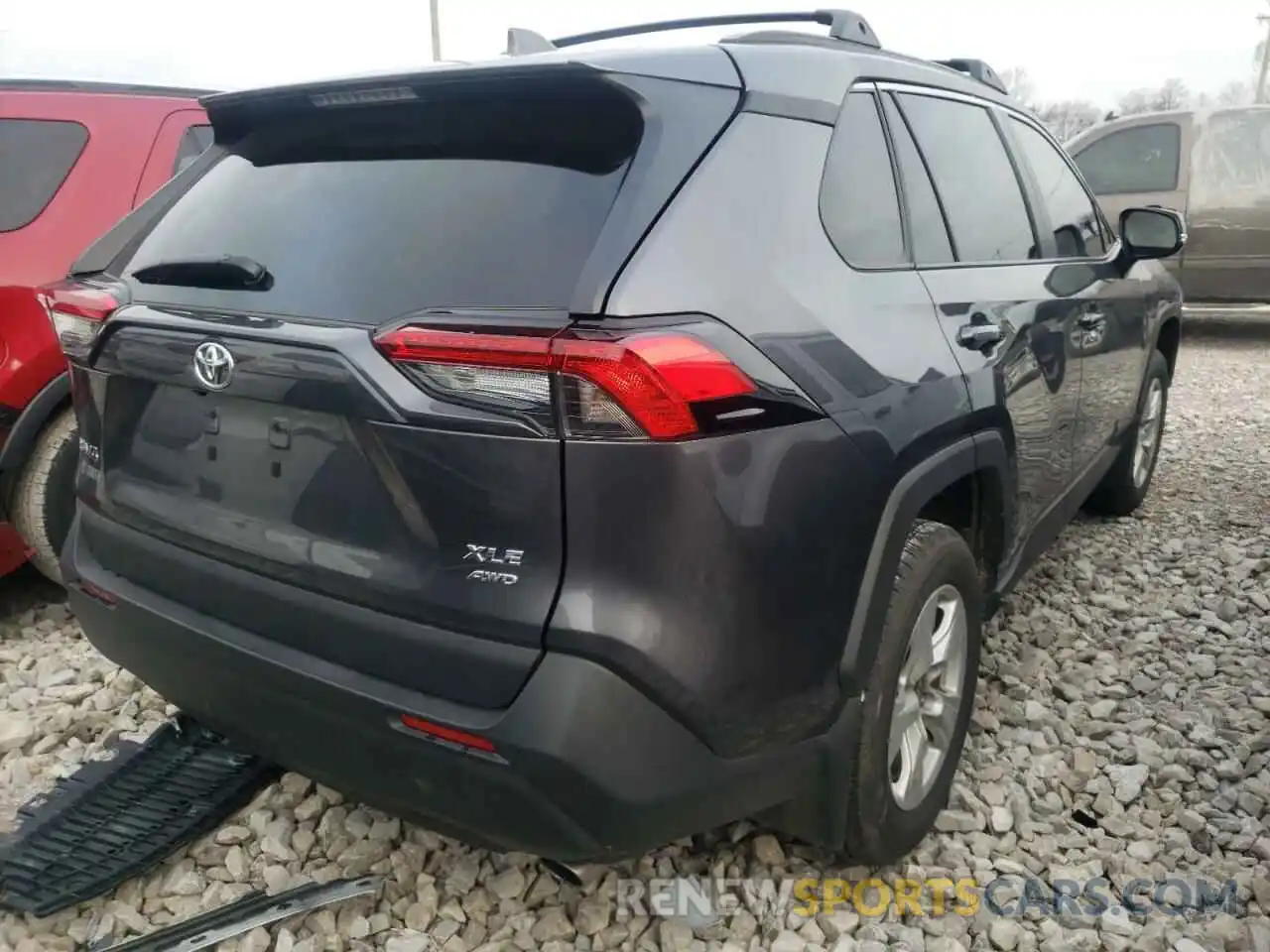 4 Фотография поврежденного автомобиля 2T3P1RFVXMC202155 TOYOTA RAV4 2021