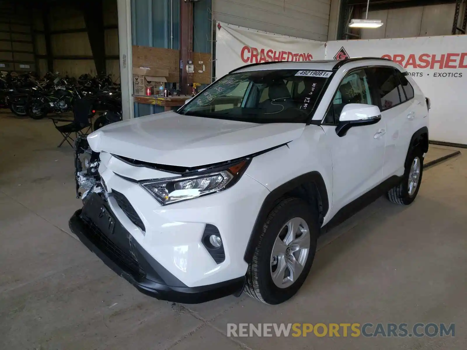 2 Photograph of a damaged car 2T3P1RFVXMC209557 TOYOTA RAV4 2021