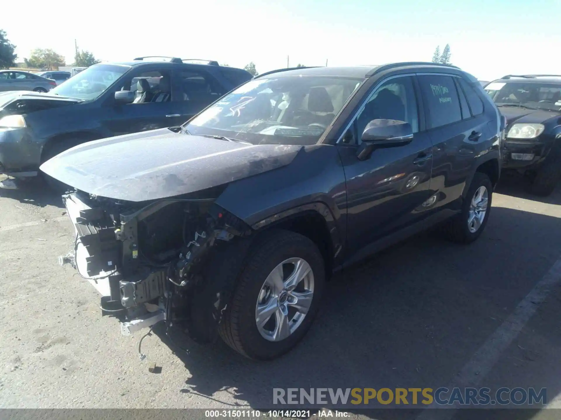 2 Photograph of a damaged car 2T3P1RFVXMC230473 TOYOTA RAV4 2021