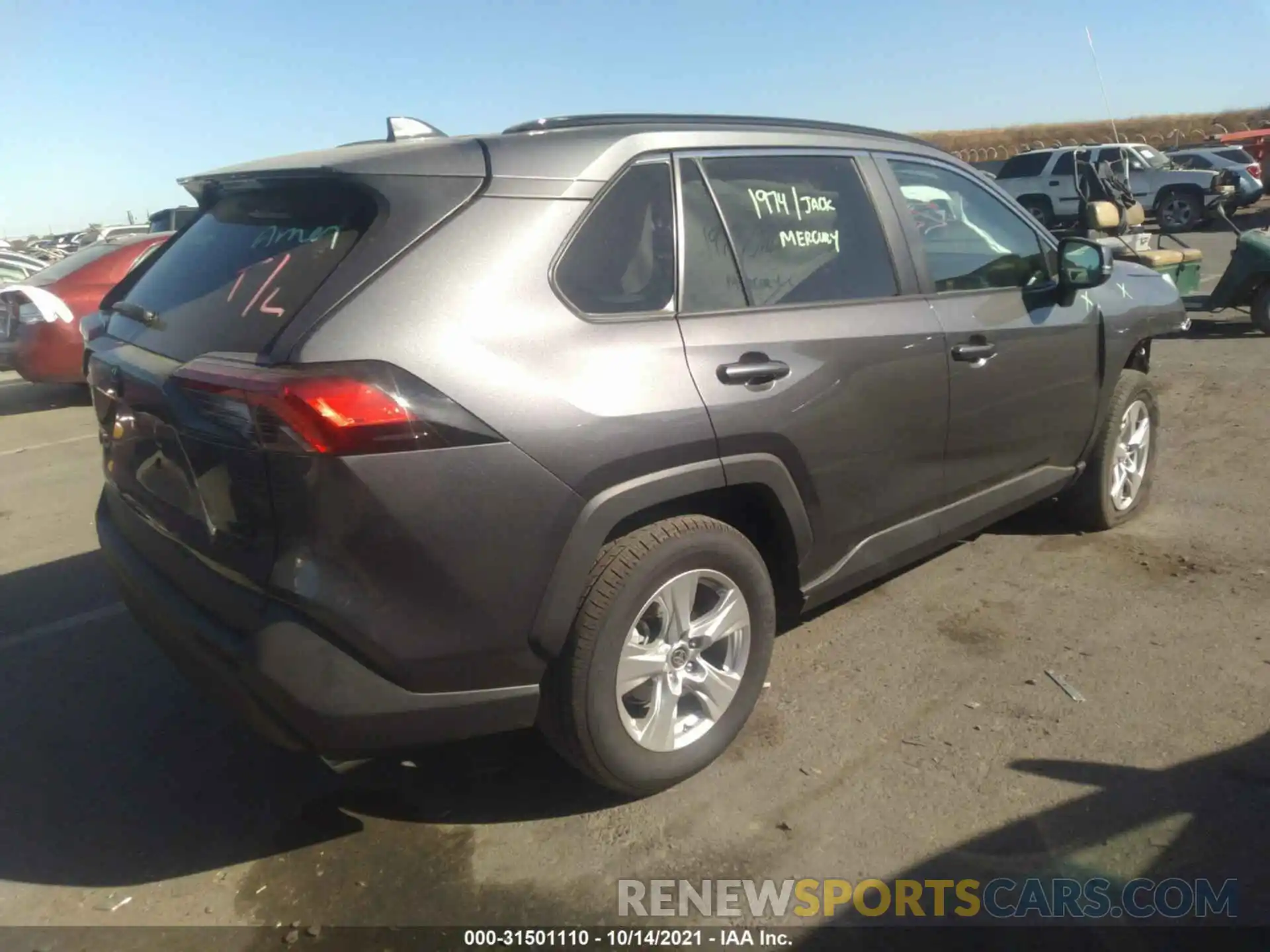 4 Фотография поврежденного автомобиля 2T3P1RFVXMC230473 TOYOTA RAV4 2021